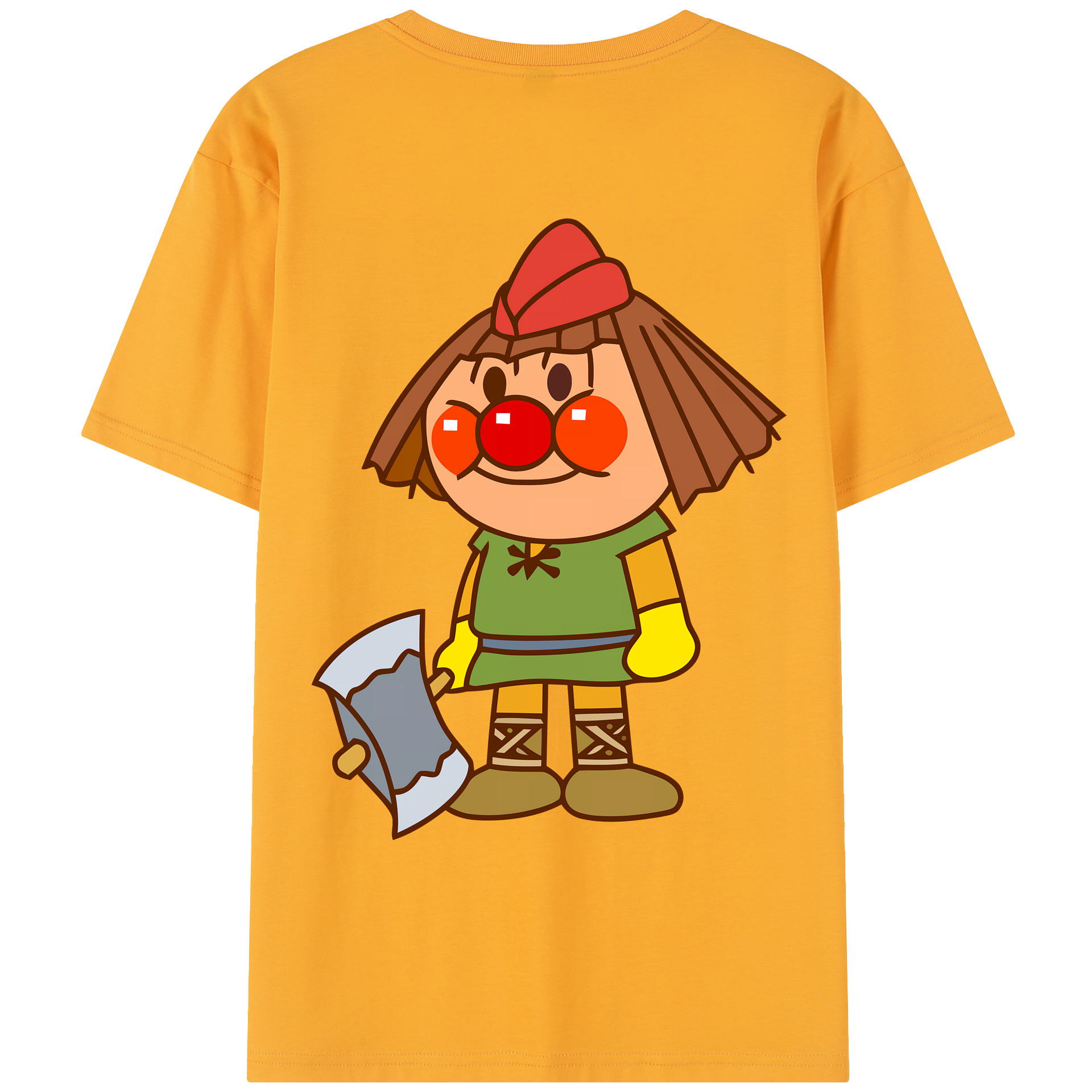 （画像用） アンパンマン Anpanman レディース半袖Tシャツ(バックプリント)