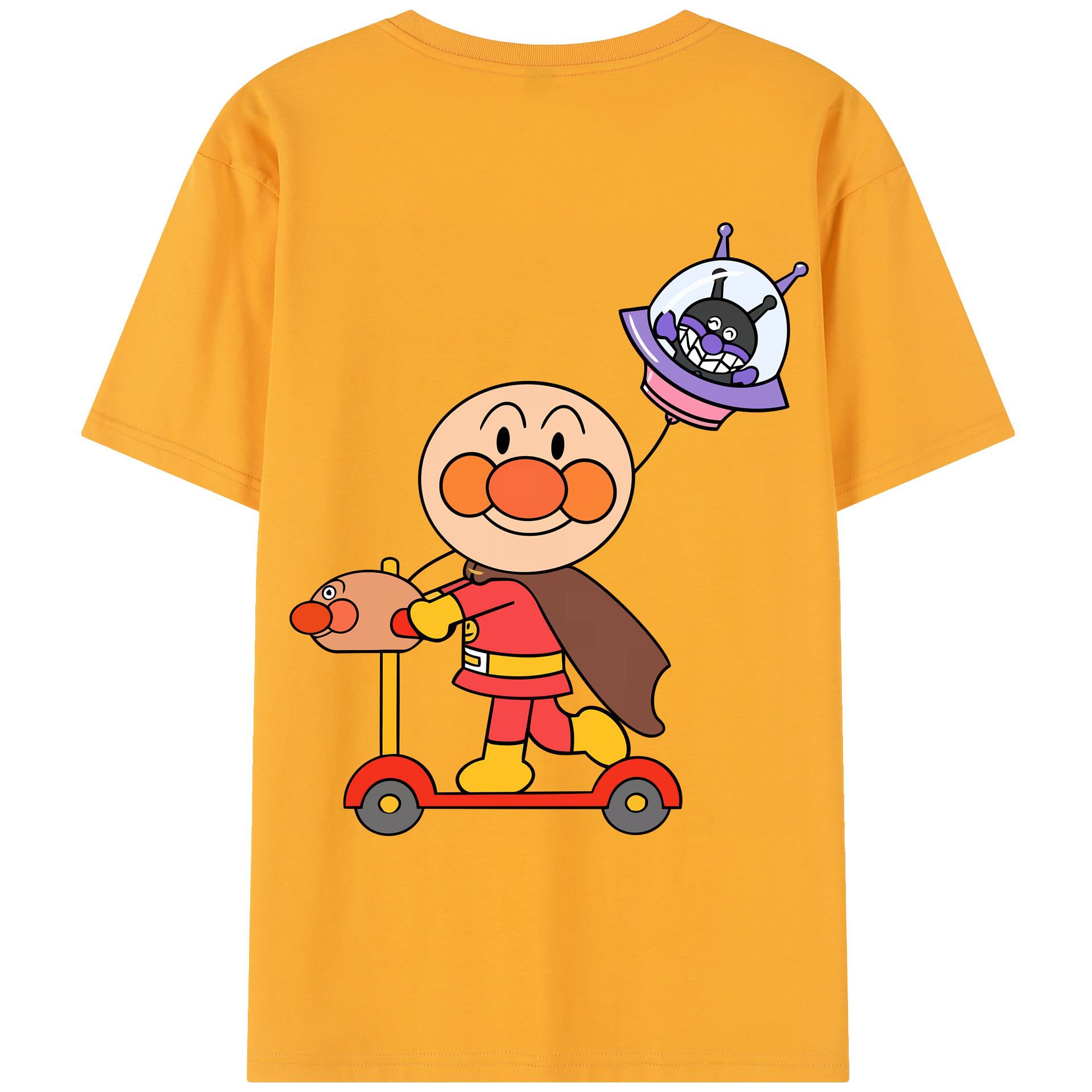 （画像用） アンパンマン Anpanman レディース半袖Tシャツ(バックプリント)
