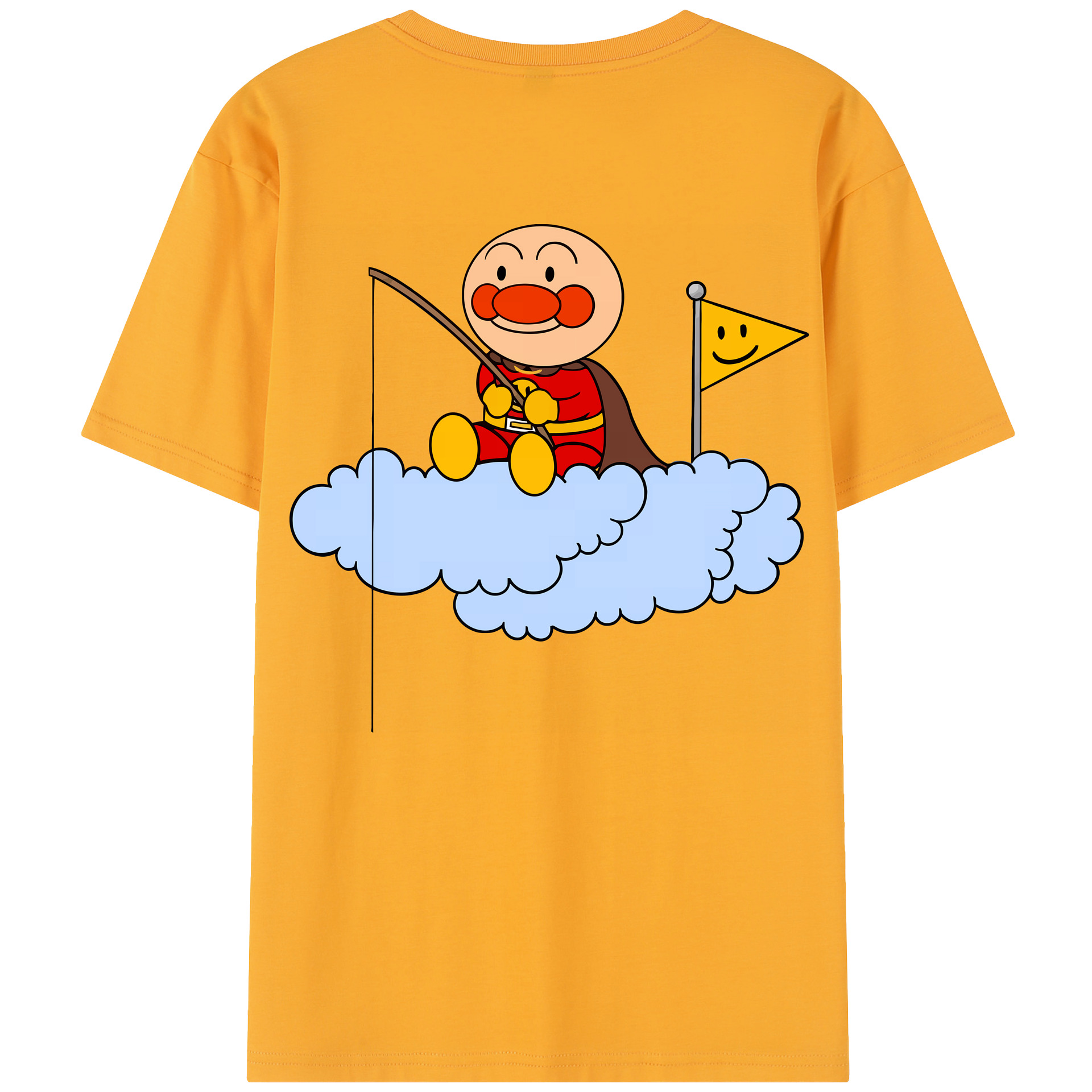 （画像用） アンパンマン Anpanman レディース半袖Tシャツ(バックプリント)