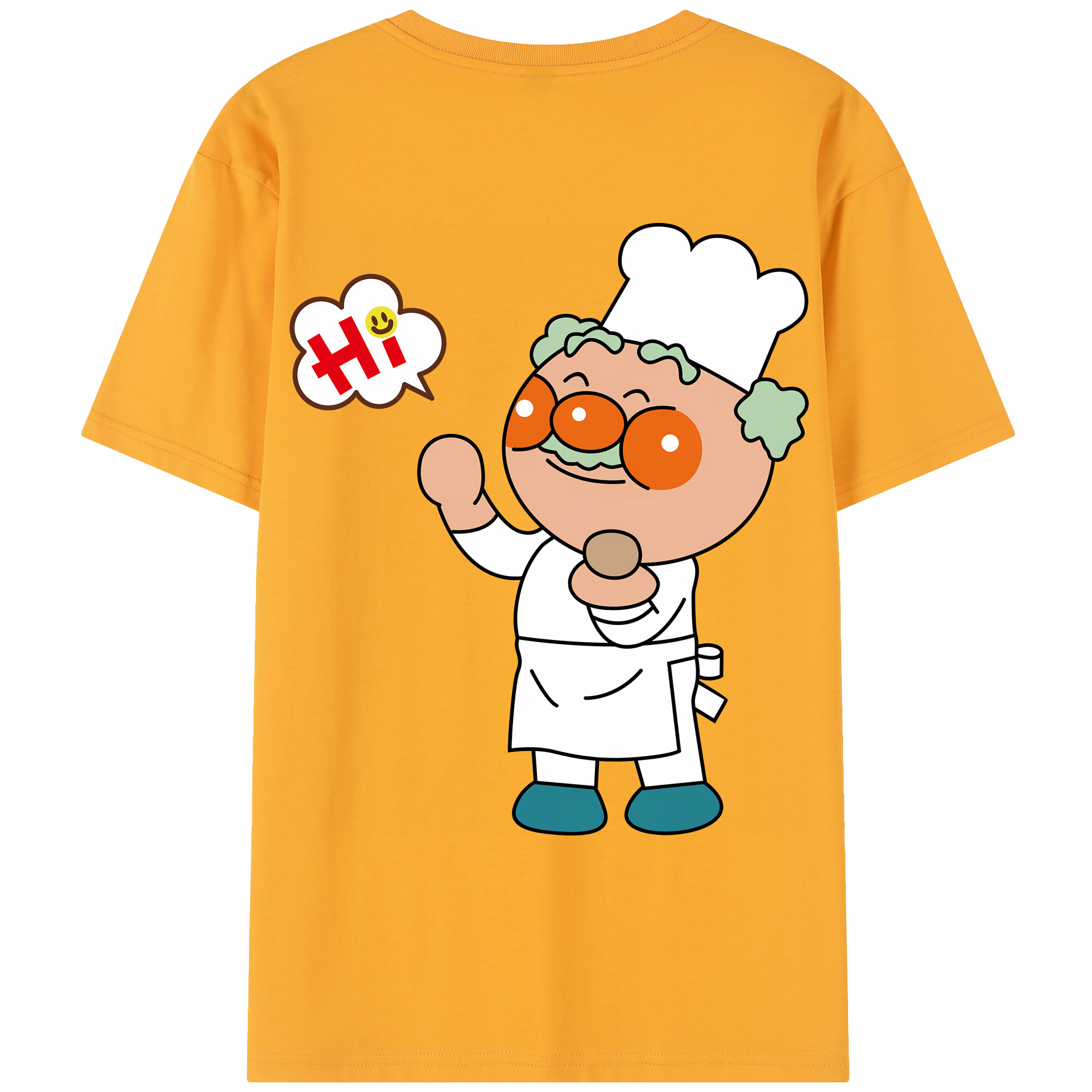 （画像用） アンパンマン Anpanman レディース半袖Tシャツ(バックプリント)