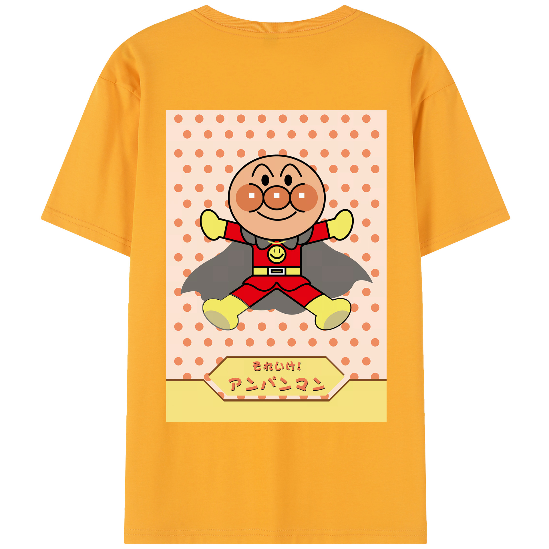 （画像用） アンパンマン Anpanman レディース半袖Tシャツ(バックプリント)