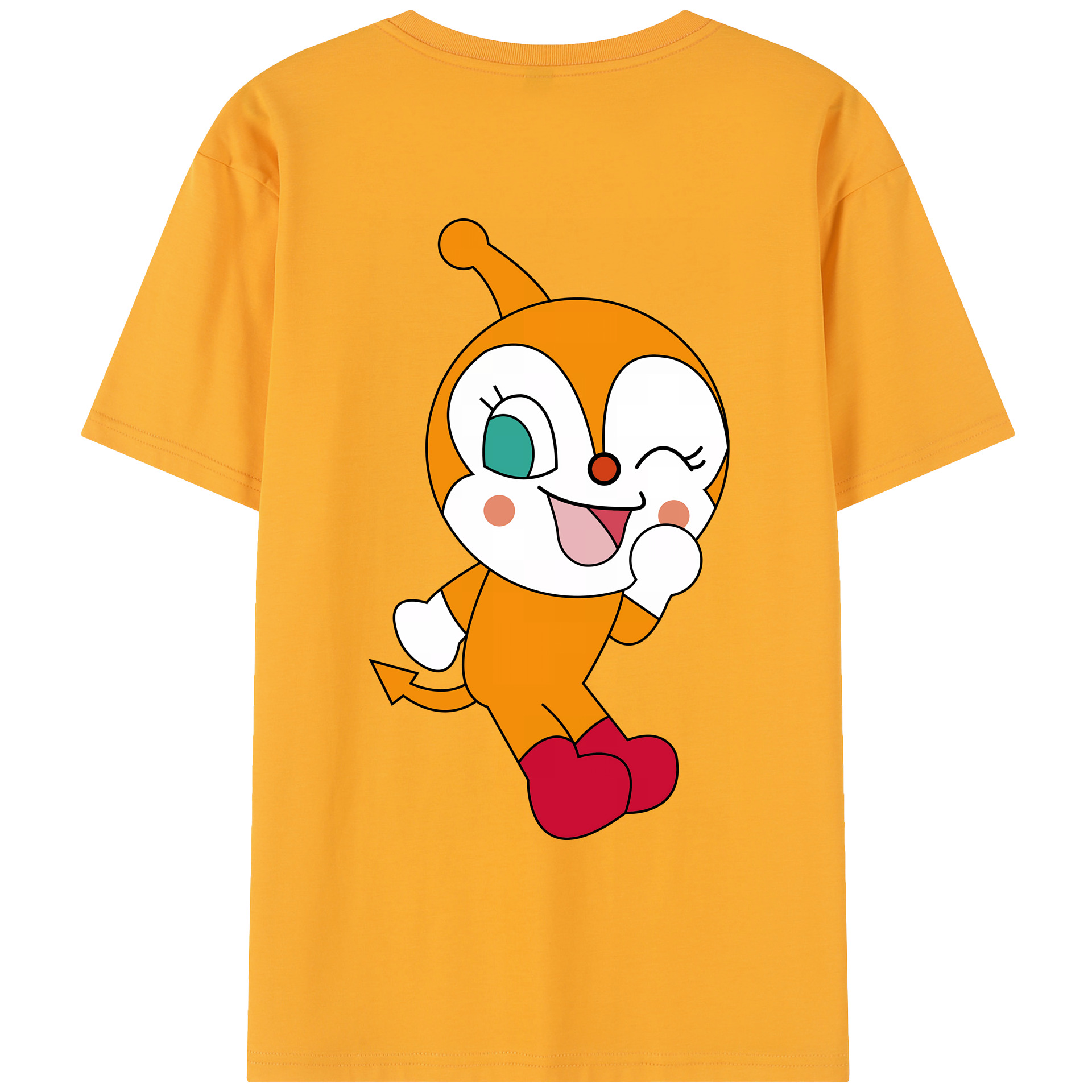 （画像用） アンパンマン Anpanman レディース半袖Tシャツ(バックプリント)