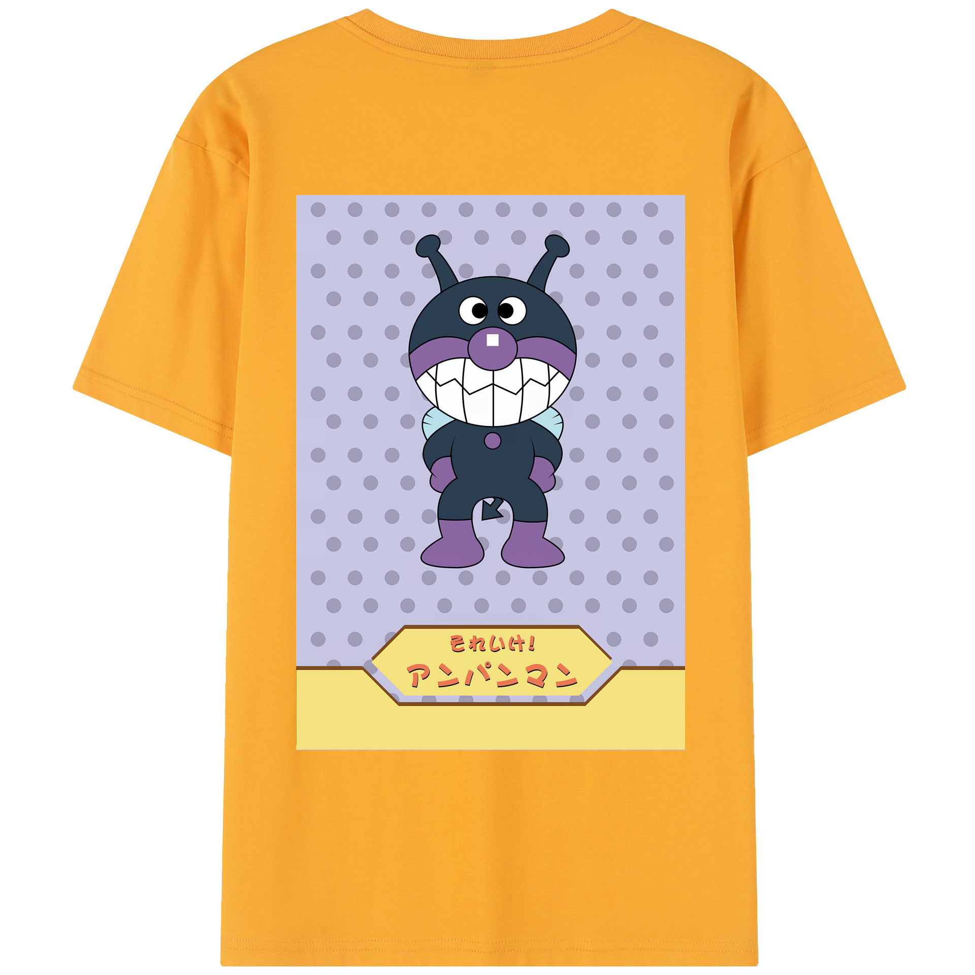 （画像用） アンパンマン Anpanman レディース半袖Tシャツ(バックプリント)