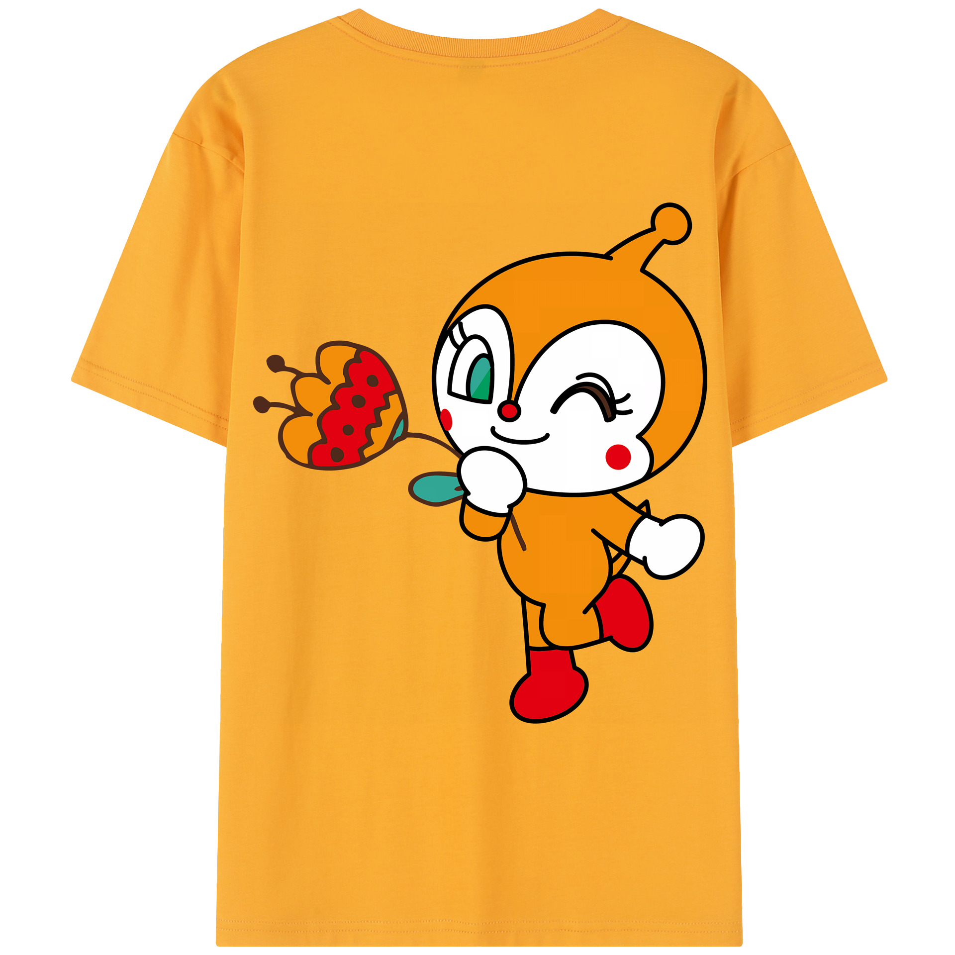 （画像用） アンパンマン Anpanman レディース半袖Tシャツ(バックプリント)