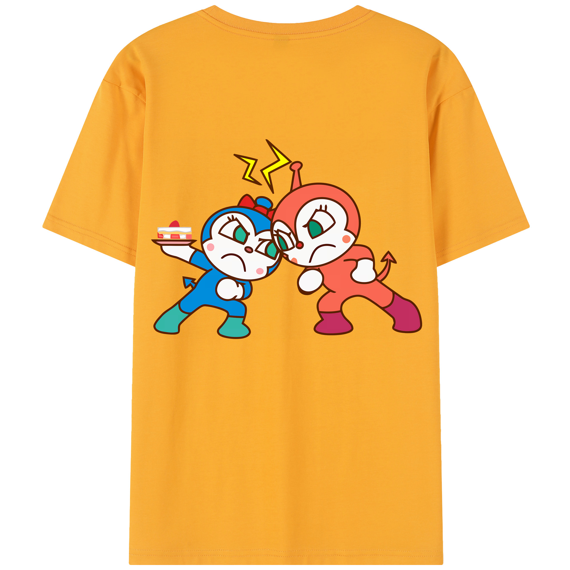（画像用） アンパンマン Anpanman レディース半袖Tシャツ(バックプリント)