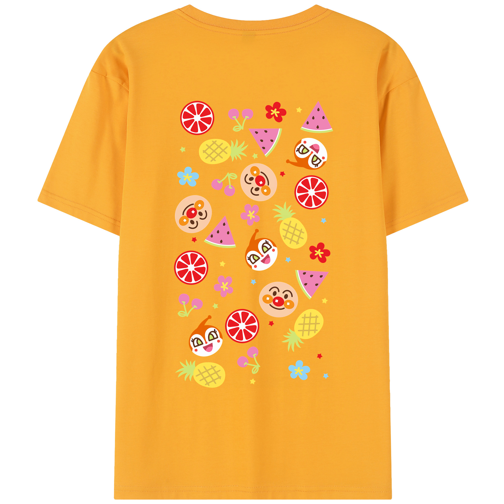 （画像用） アンパンマン Anpanman レディース半袖Tシャツ(バックプリント)