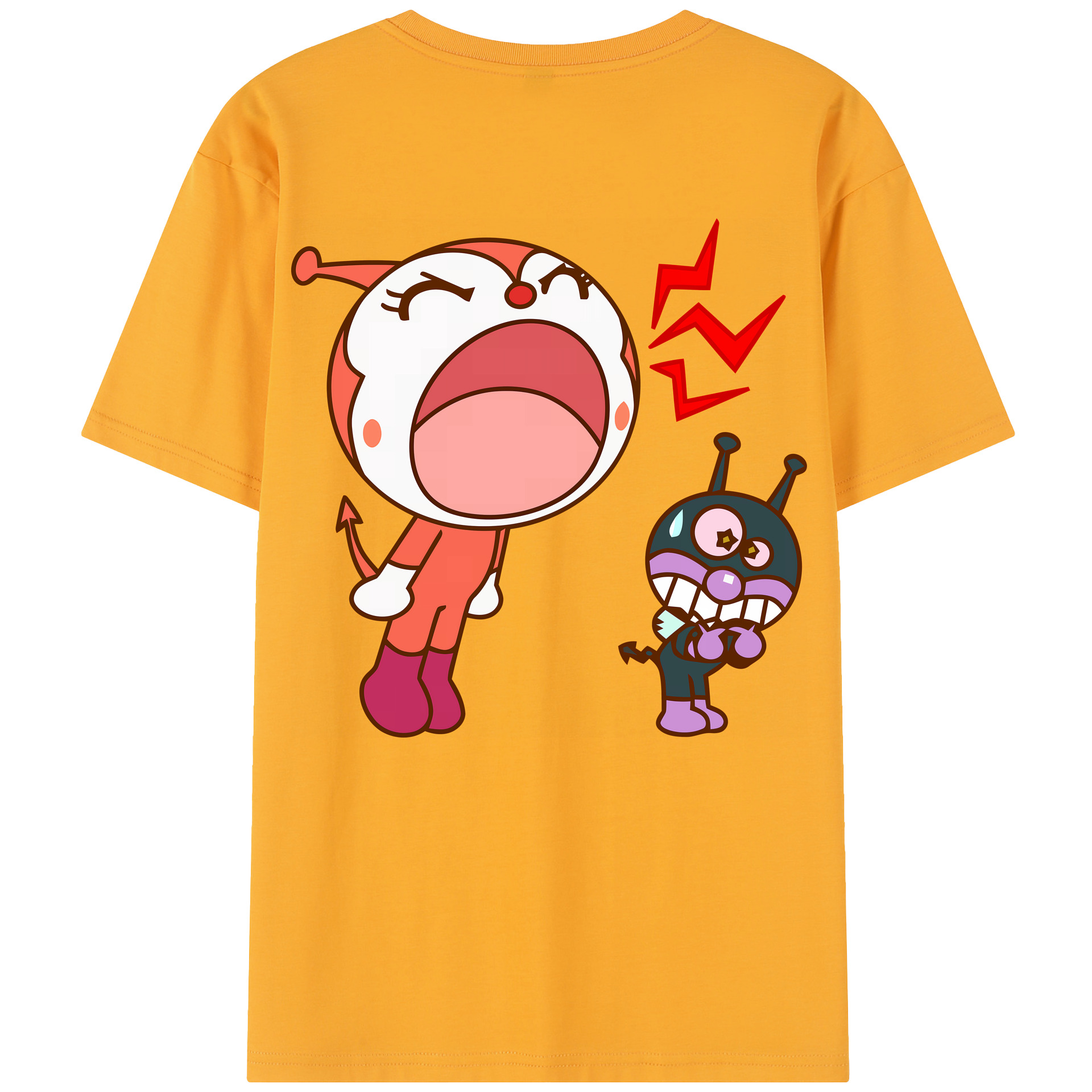 （画像用） アンパンマン Anpanman レディース半袖Tシャツ(バックプリント)