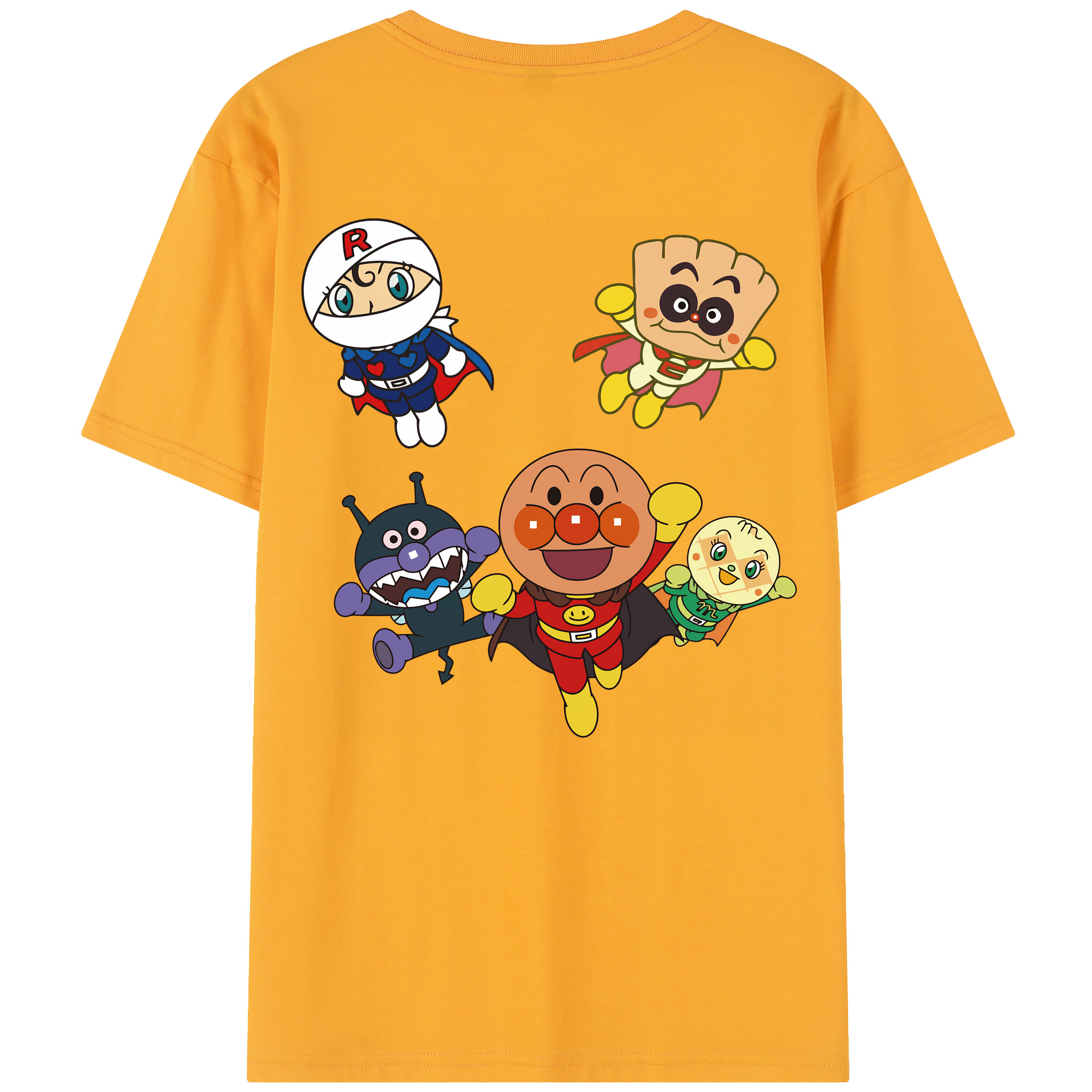 （画像用） アンパンマン Anpanman レディース半袖Tシャツ(バックプリント)