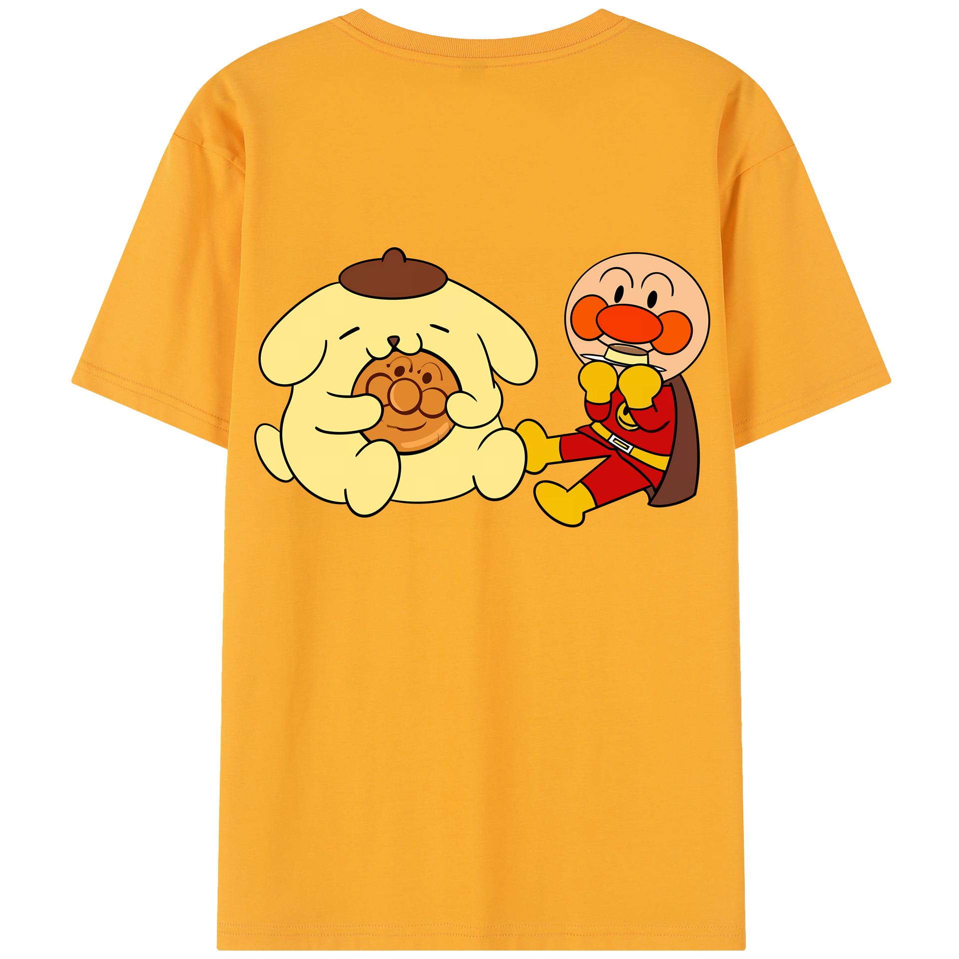 （画像用） アンパンマン Anpanman レディース半袖Tシャツ(バックプリント)