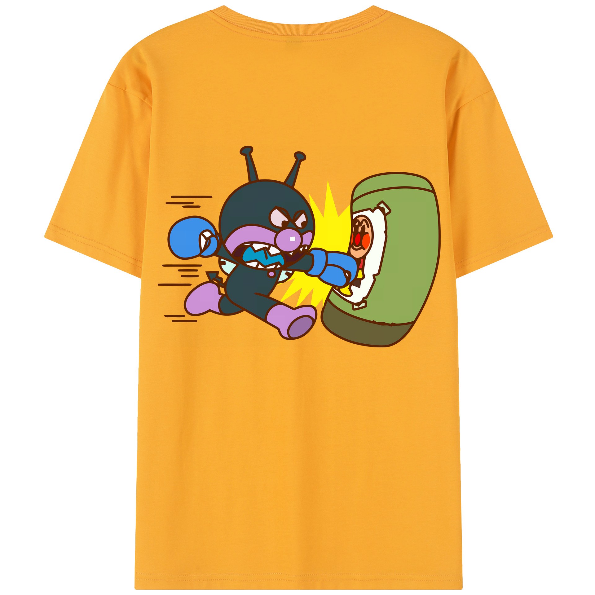 （画像用） アンパンマン Anpanman レディース半袖Tシャツ(バックプリント)