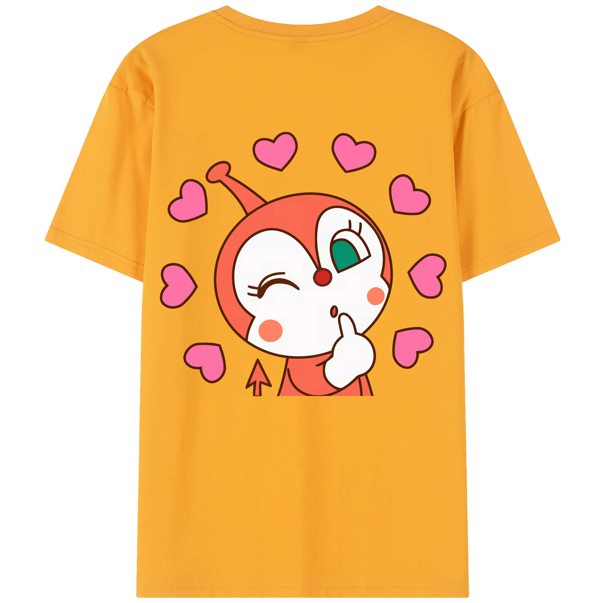 （画像用） アンパンマン Anpanman レディース半袖Tシャツ(バックプリント)