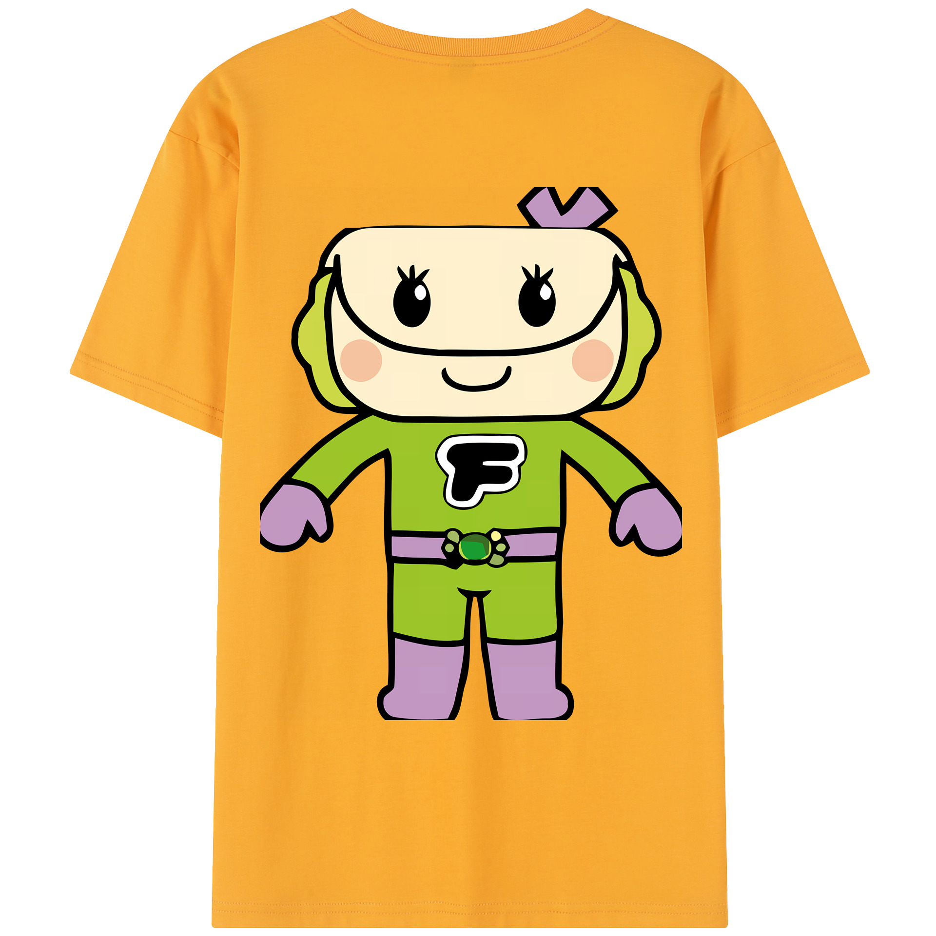 （画像用） アンパンマン Anpanman レディース半袖Tシャツ(バックプリント)