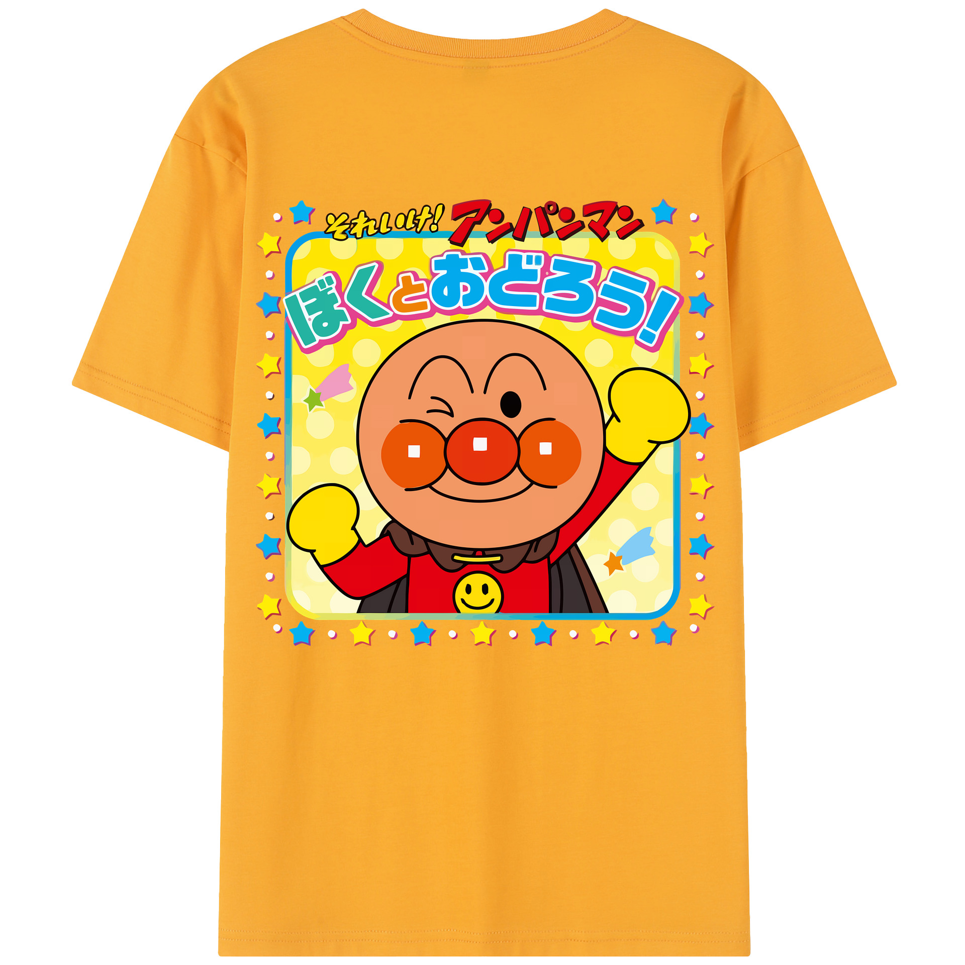 （画像用） アンパンマン Anpanman レディース半袖Tシャツ(バックプリント)