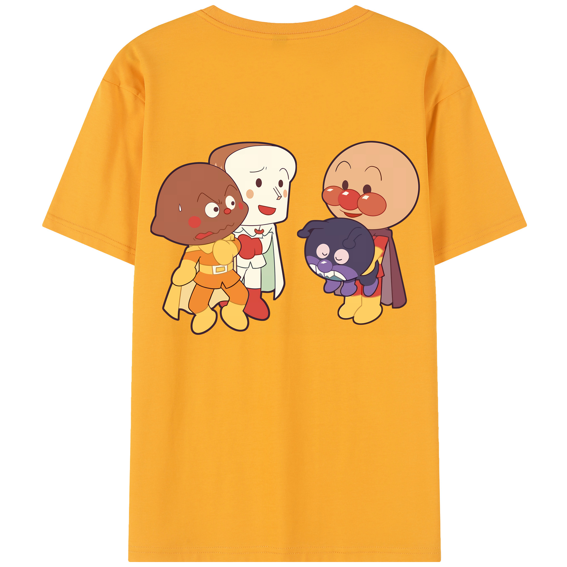 （画像用） アンパンマン Anpanman レディース半袖Tシャツ(バックプリント)