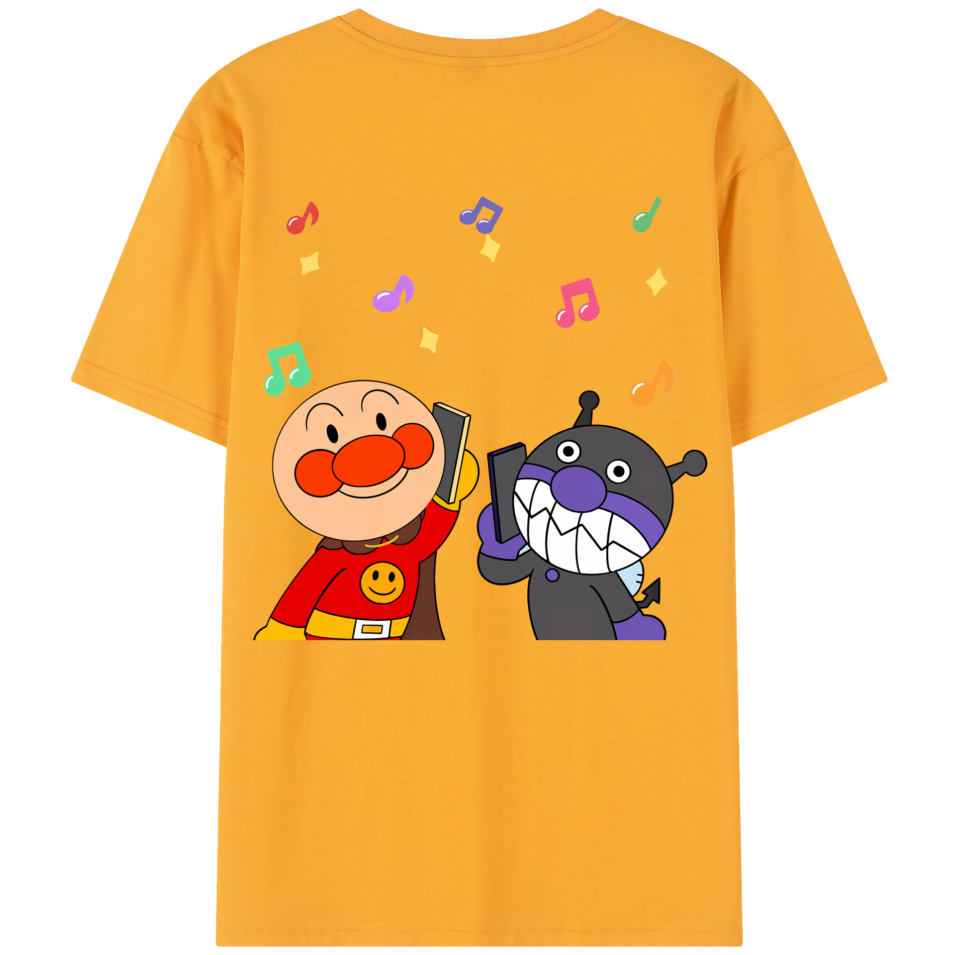 （画像用） アンパンマン Anpanman レディース半袖Tシャツ(バックプリント)