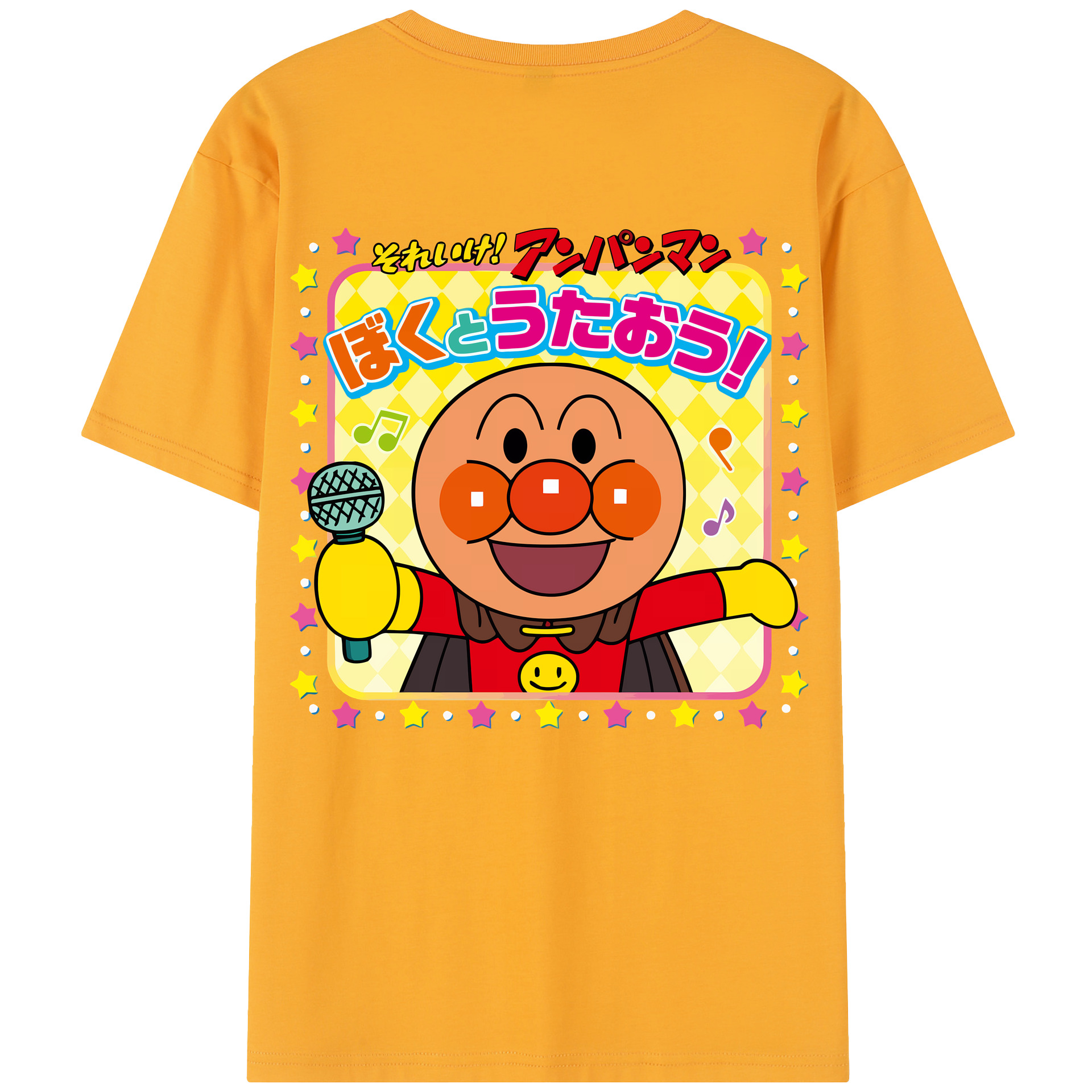（画像用） アンパンマン Anpanman レディース半袖Tシャツ(バックプリント)