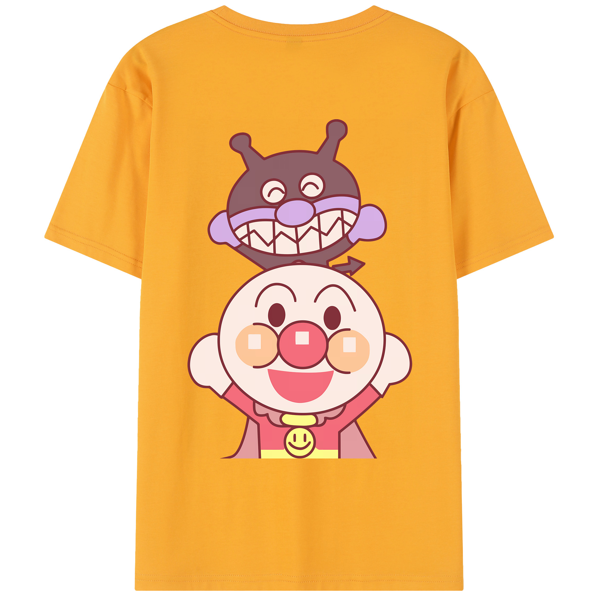 （画像用） アンパンマン Anpanman レディース半袖Tシャツ(バックプリント)
