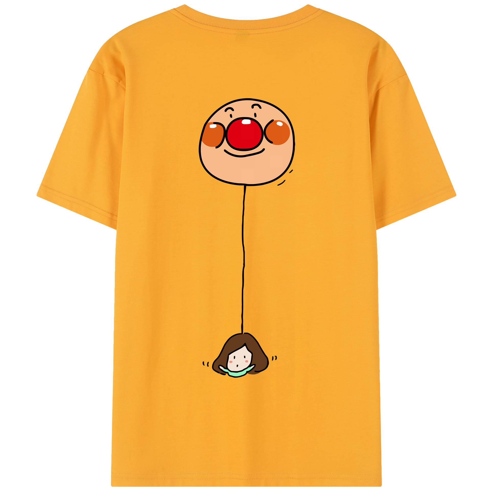 （画像用） アンパンマン Anpanman レディース半袖Tシャツ(バックプリント)