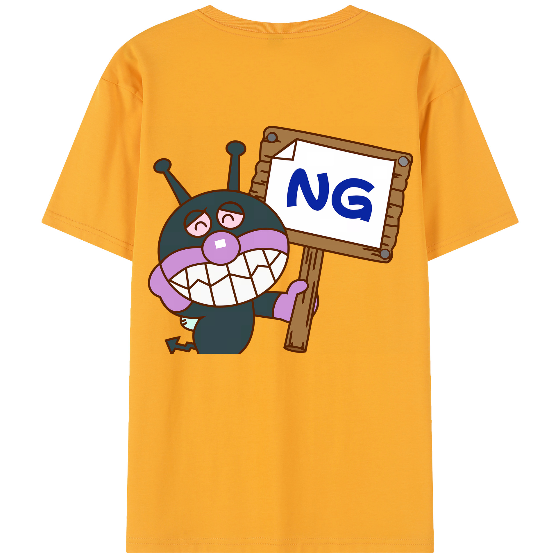 （画像用） アンパンマン Anpanman レディース半袖Tシャツ(バックプリント)