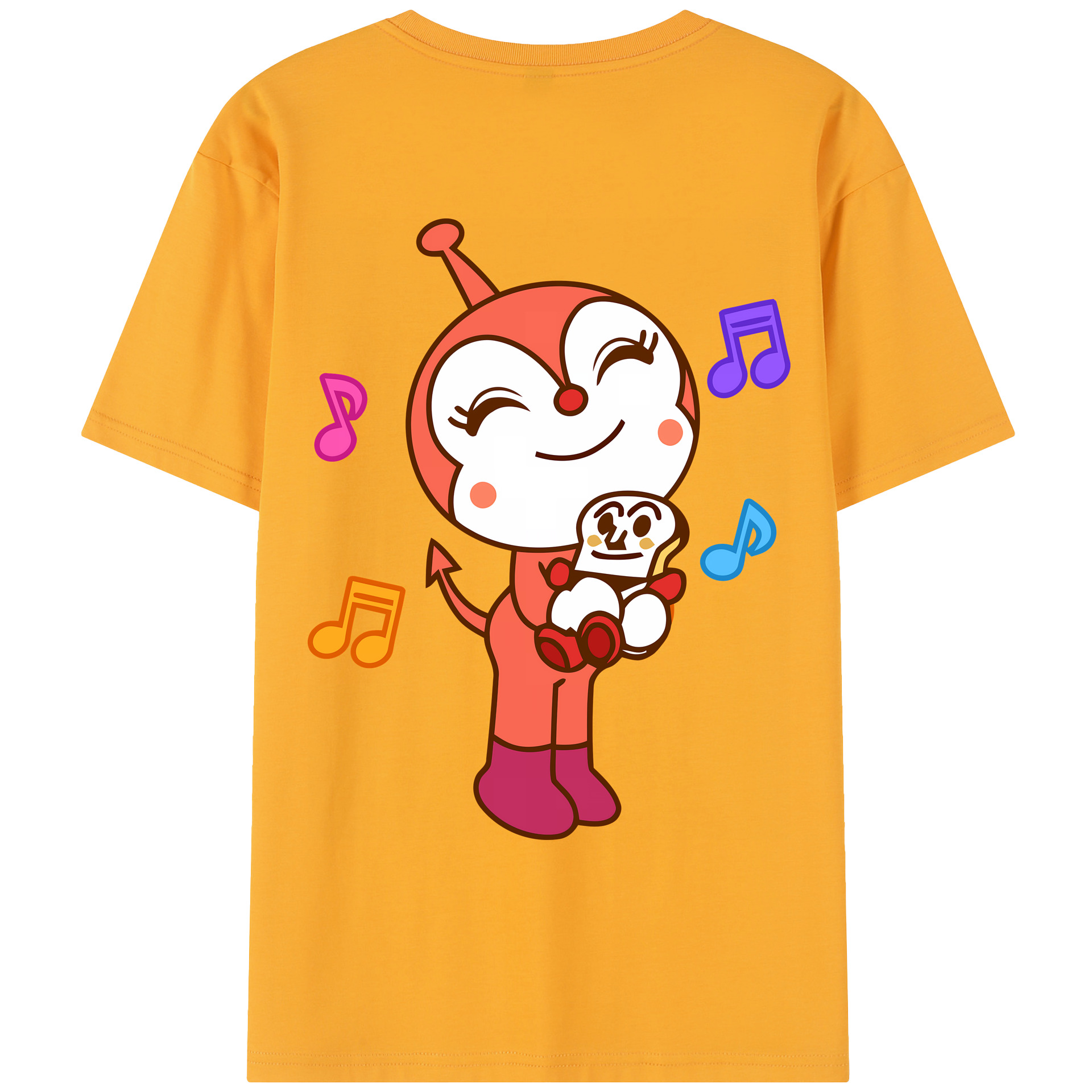 （画像用） アンパンマン Anpanman レディース半袖Tシャツ(バックプリント)