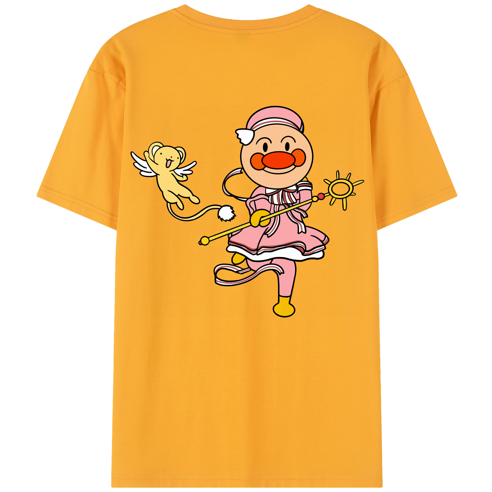 （画像用） アンパンマン Anpanman レディース半袖Tシャツ(バックプリント)