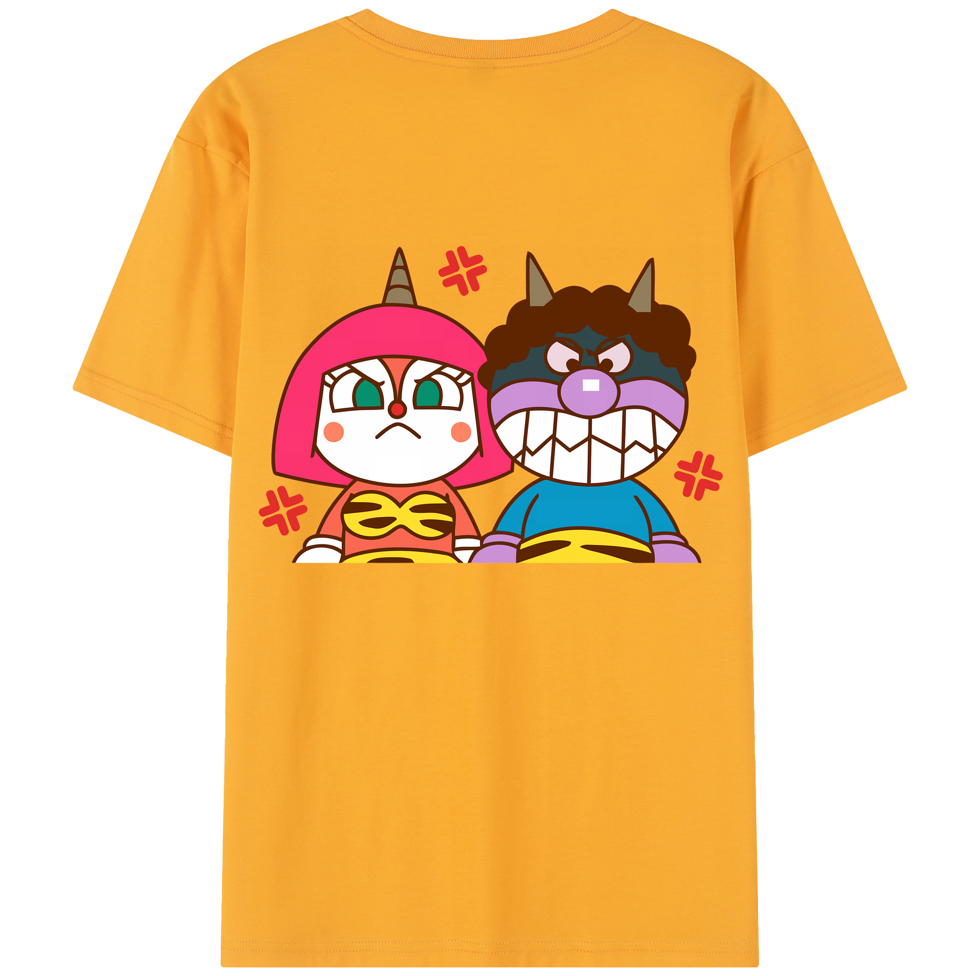 （画像用） アンパンマン Anpanman レディース半袖Tシャツ(バックプリント)