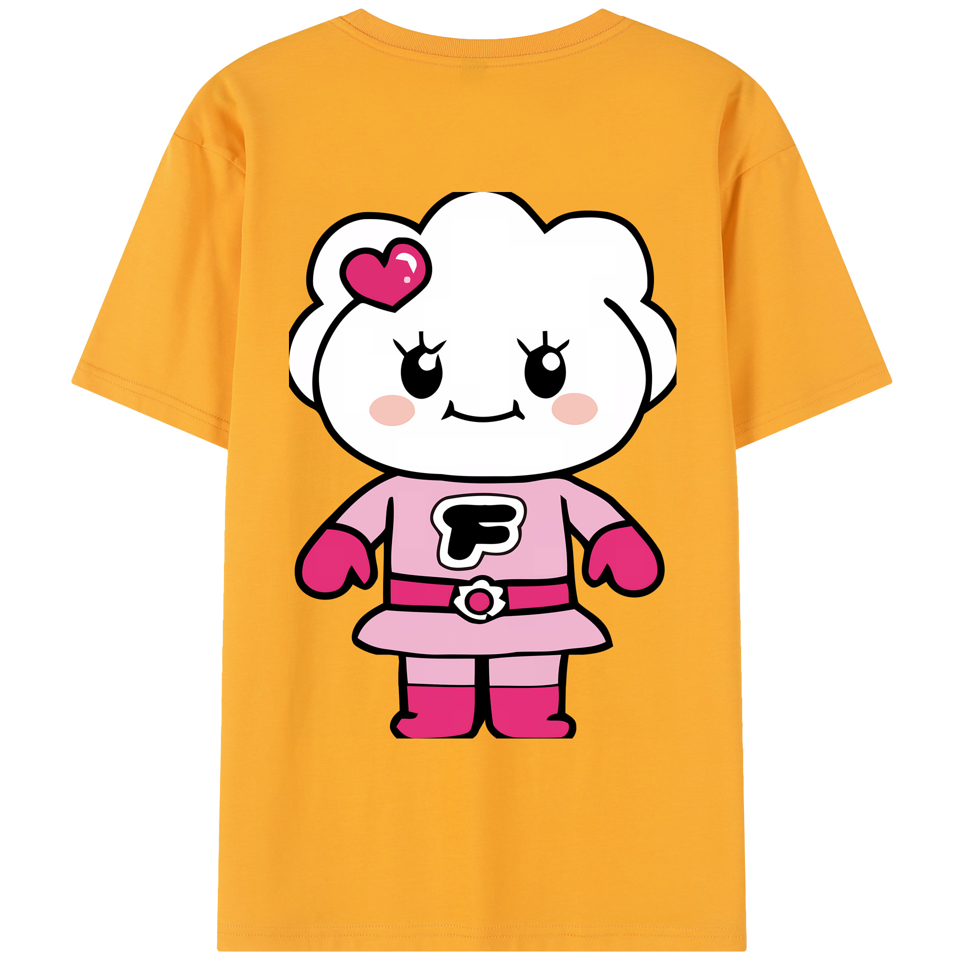 （画像用） アンパンマン Anpanman レディース半袖Tシャツ(バックプリント)