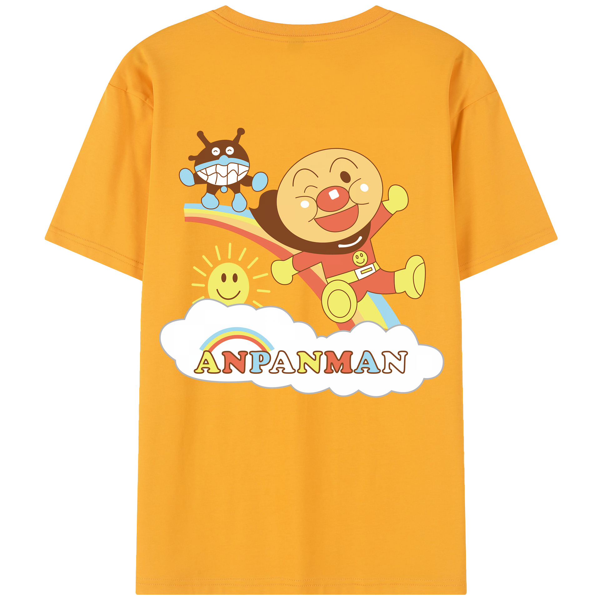 （画像用） アンパンマン Anpanman レディース半袖Tシャツ(バックプリント)