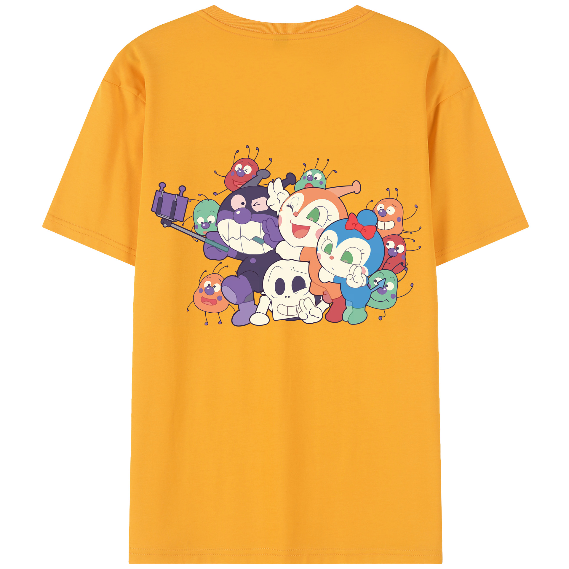 （画像用） アンパンマン Anpanman レディース半袖Tシャツ(バックプリント)