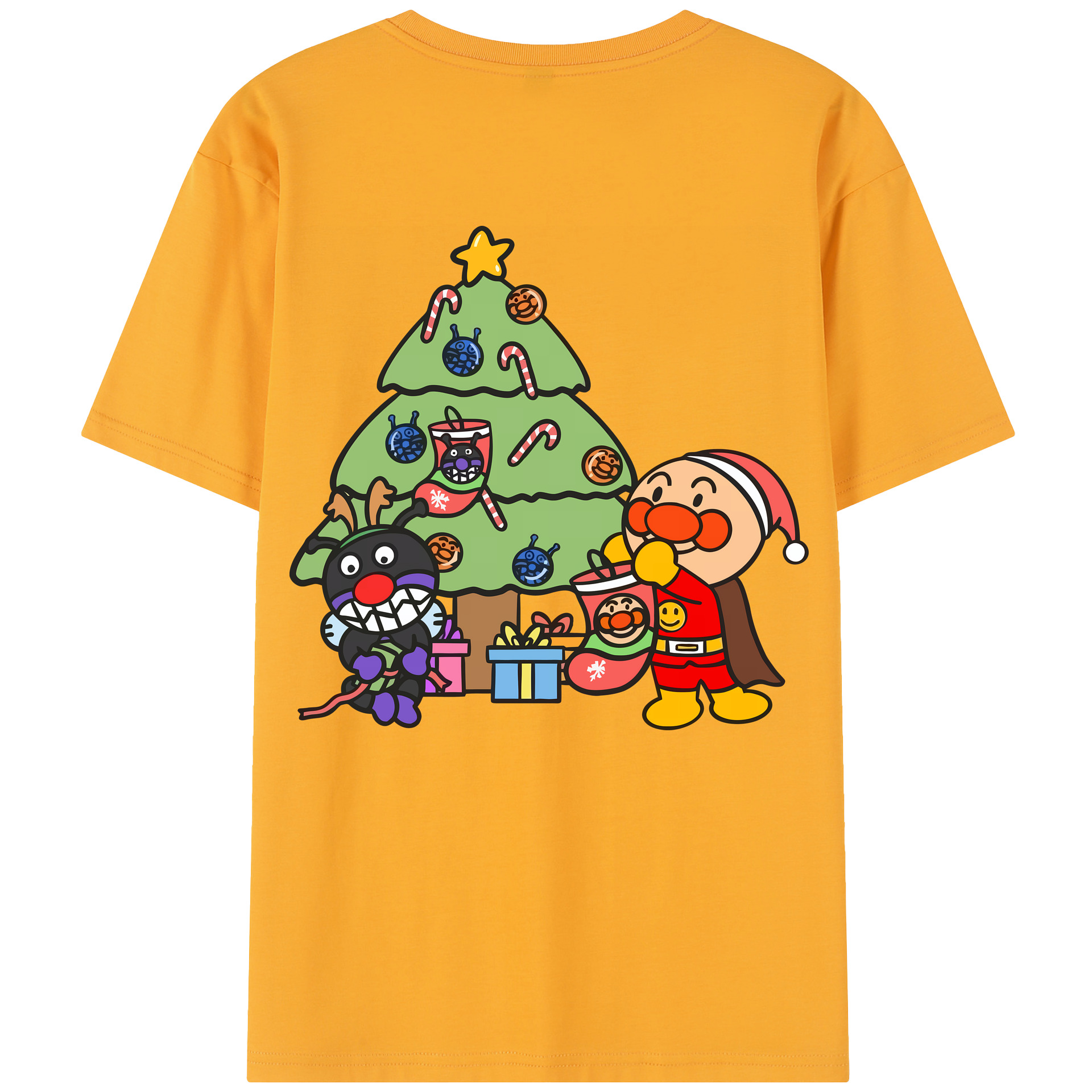 （画像用） アンパンマン Anpanman レディース半袖Tシャツ(バックプリント)