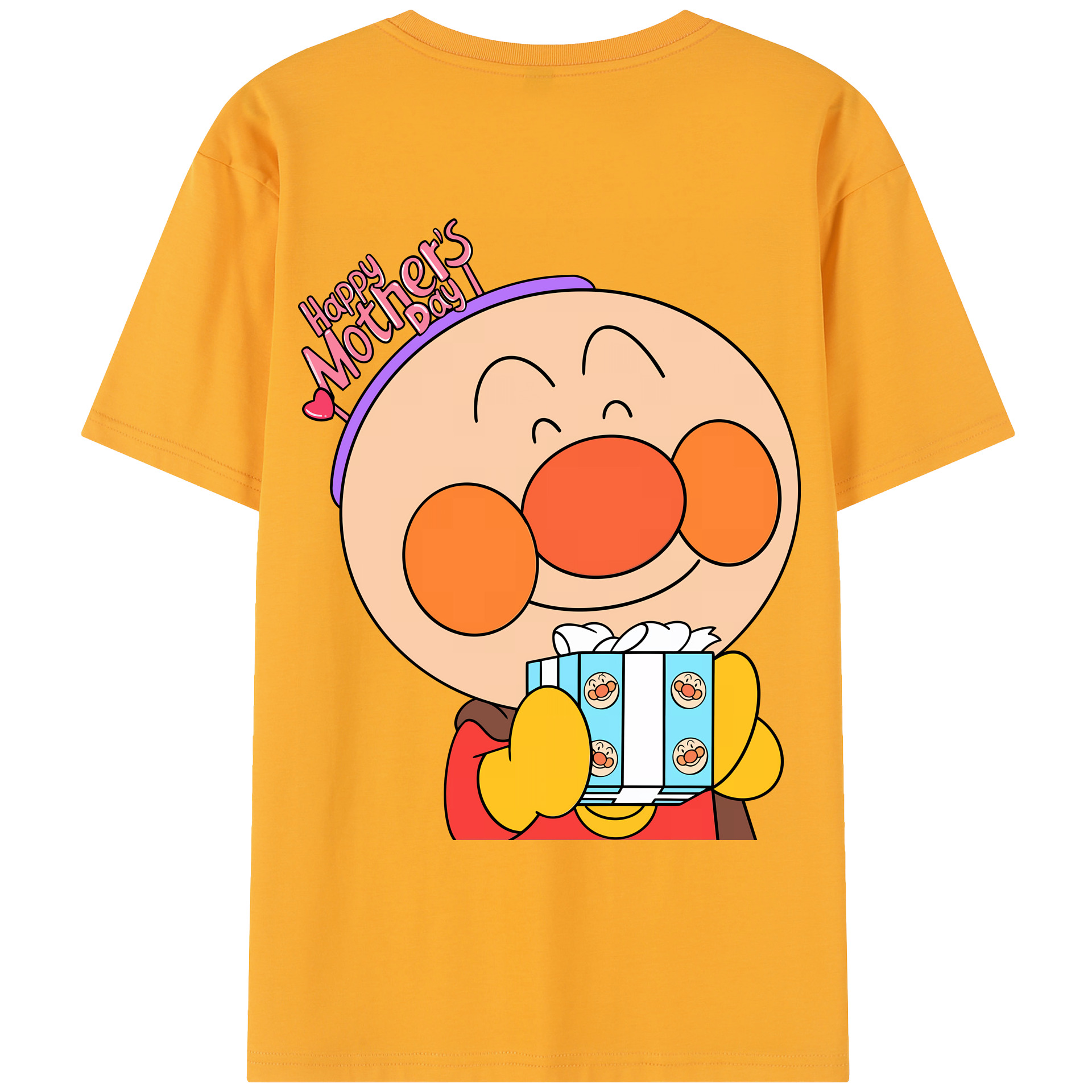 （画像用） アンパンマン Anpanman レディース半袖Tシャツ(バックプリント)