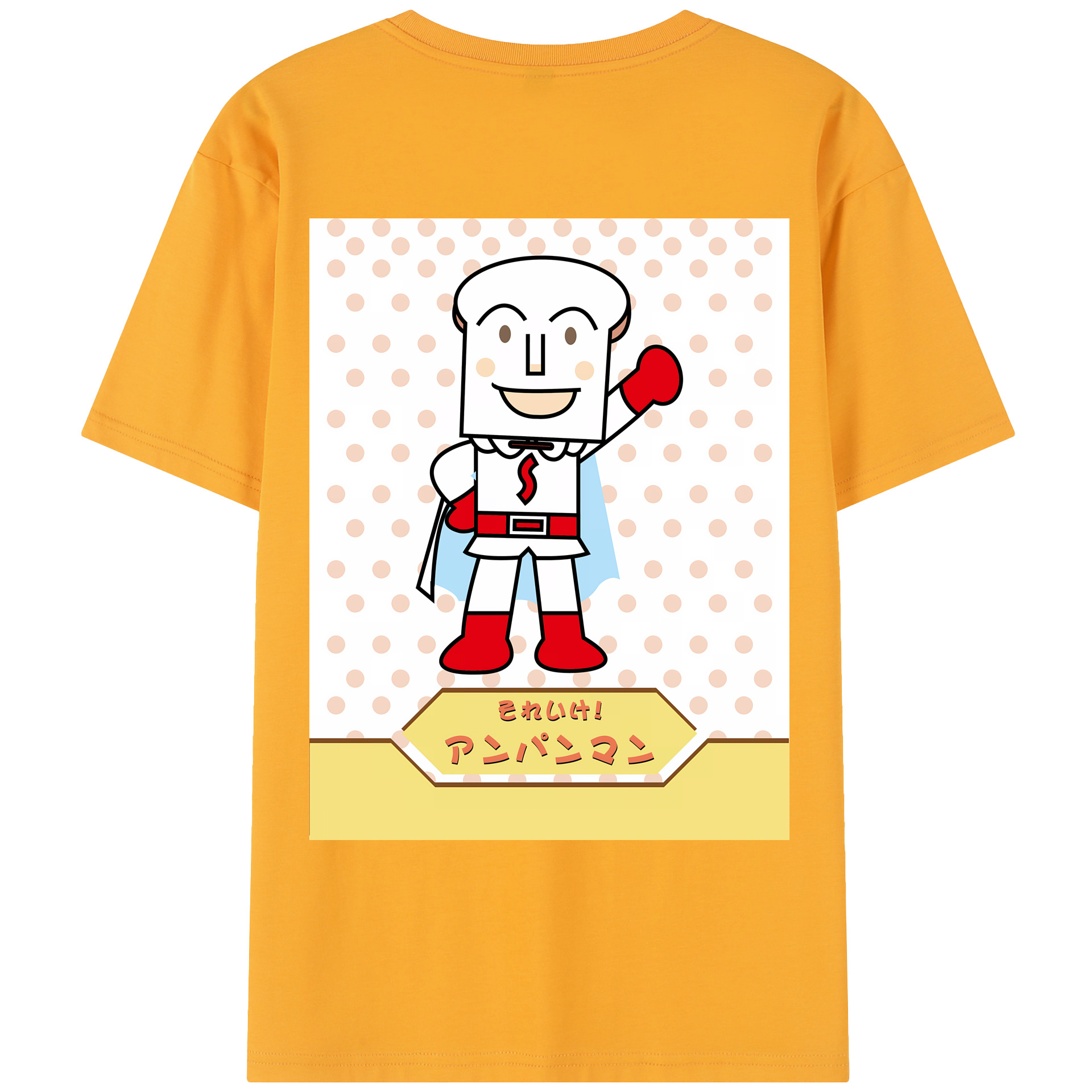 （画像用） アンパンマン Anpanman レディース半袖Tシャツ(バックプリント)