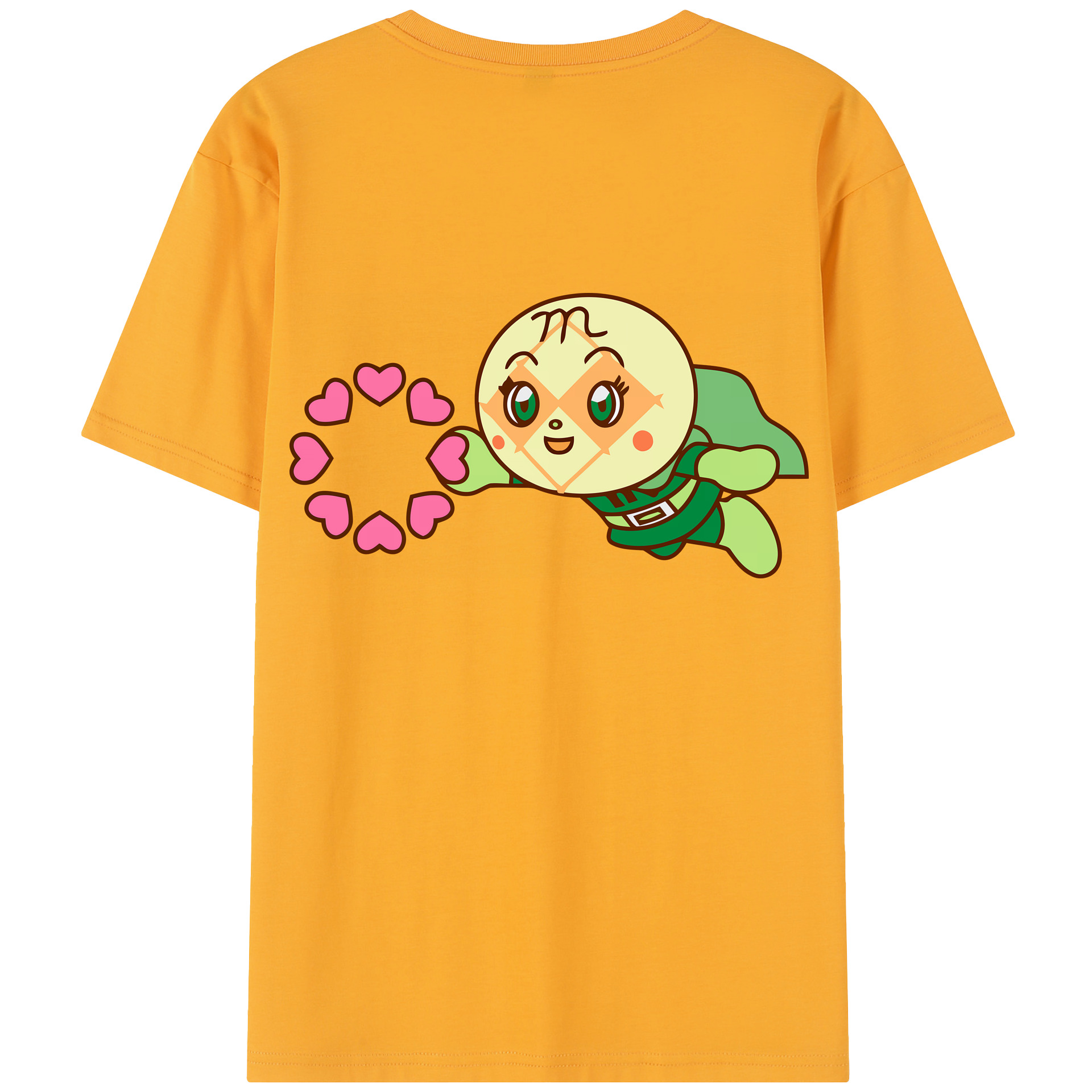 （画像用） アンパンマン Anpanman レディース半袖Tシャツ(バックプリント)