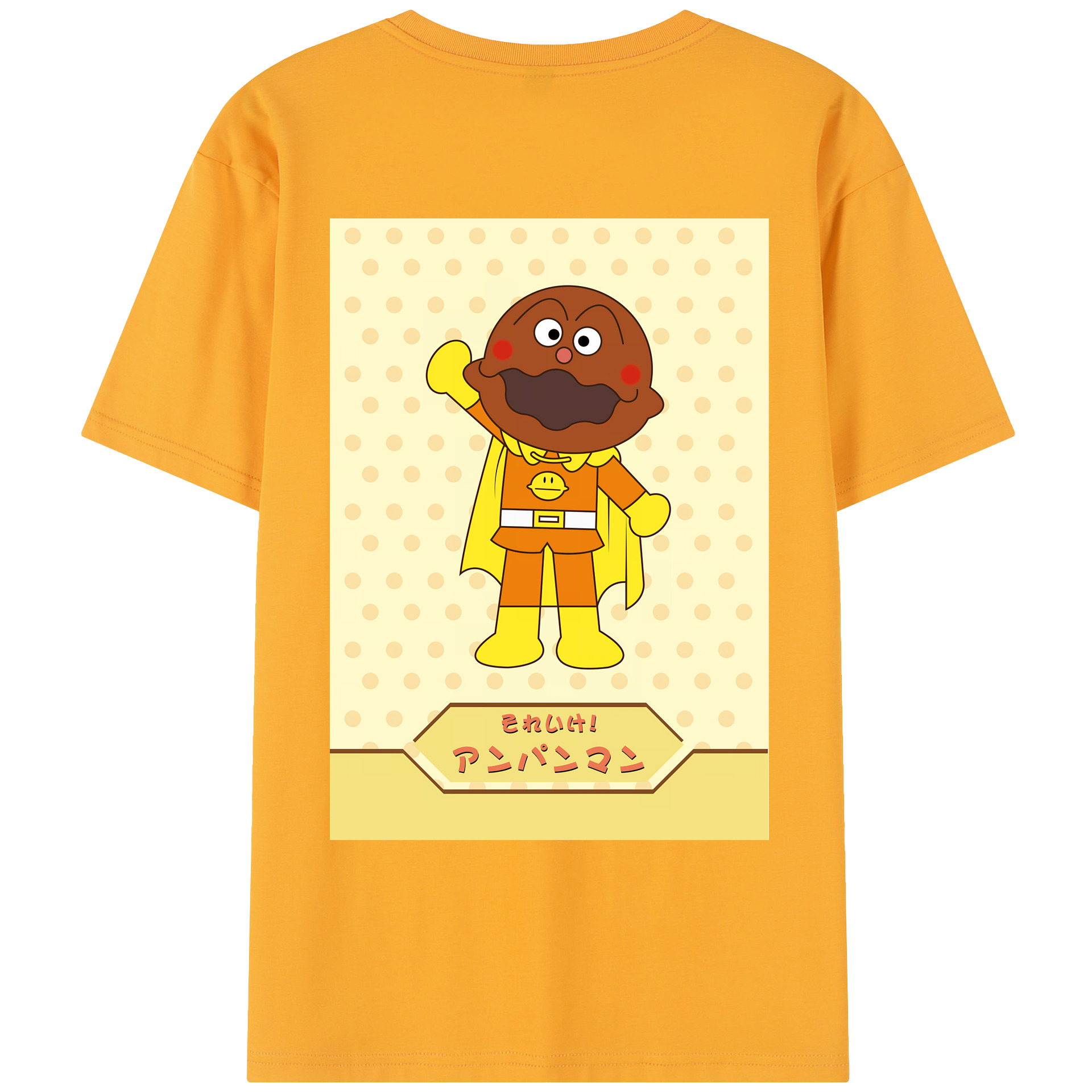 （画像用） アンパンマン Anpanman レディース半袖Tシャツ(バックプリント)