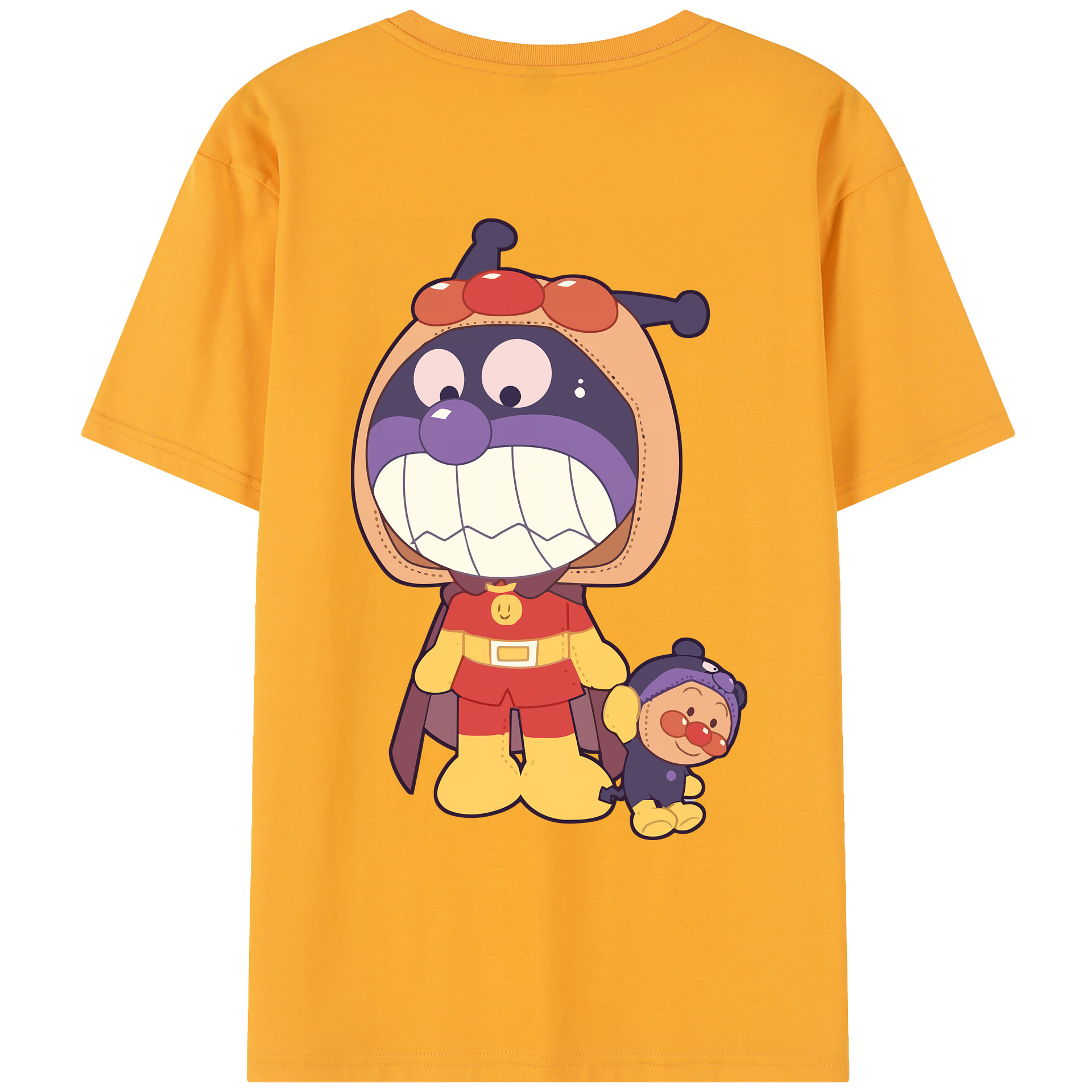 （画像用） アンパンマン Anpanman レディース半袖Tシャツ(バックプリント)