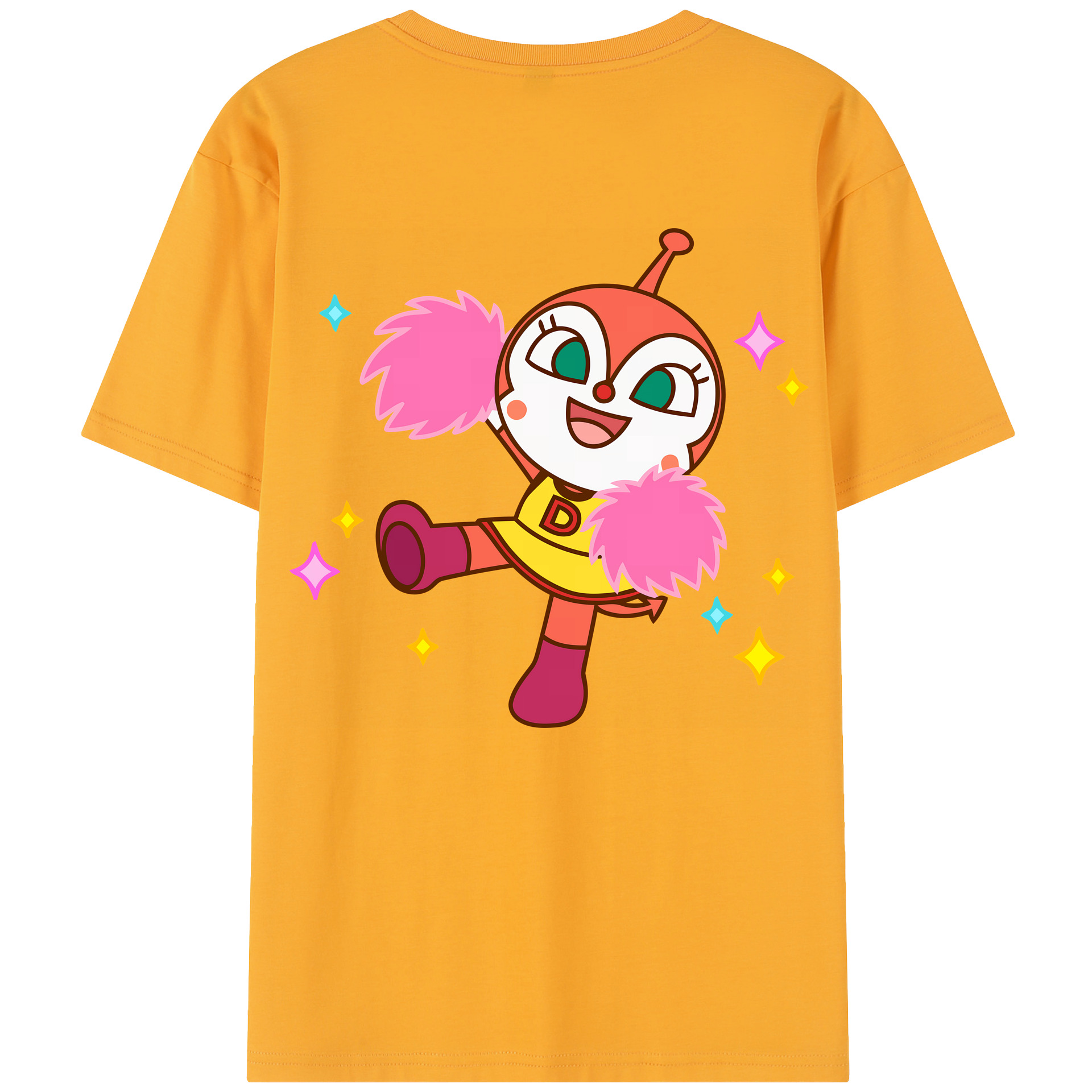 （画像用） アンパンマン Anpanman レディース半袖Tシャツ(バックプリント)