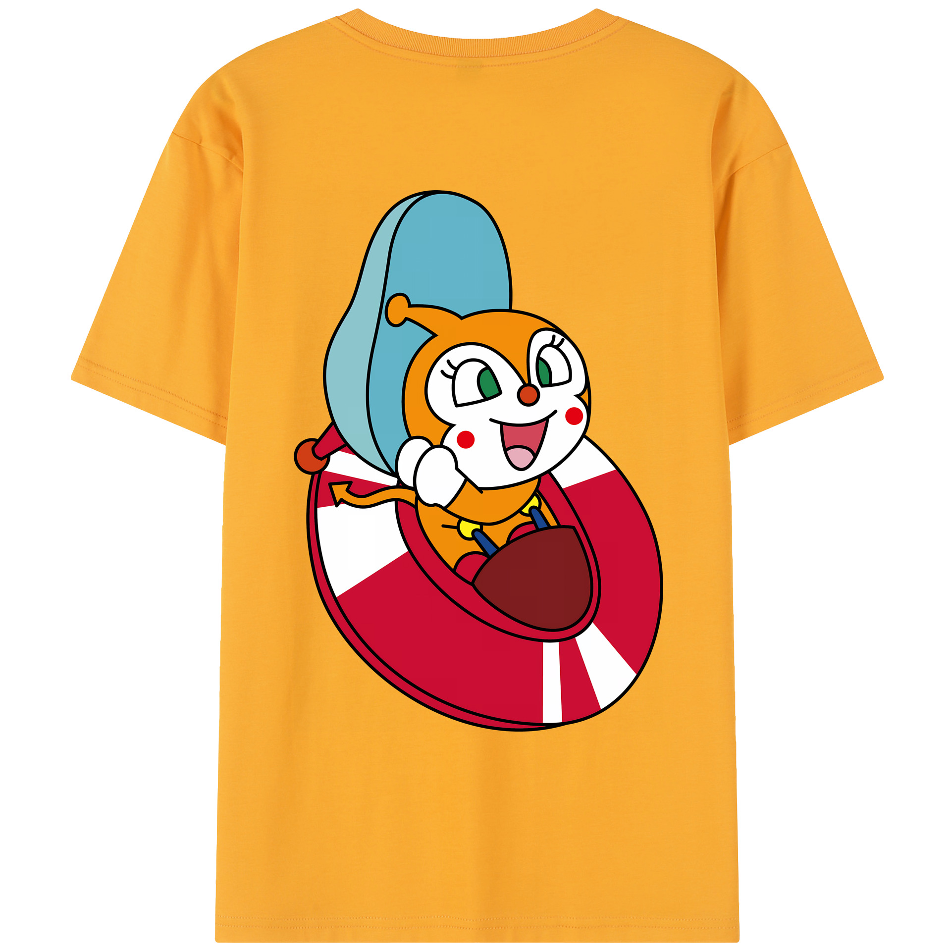 （画像用） アンパンマン Anpanman レディース半袖Tシャツ(バックプリント)