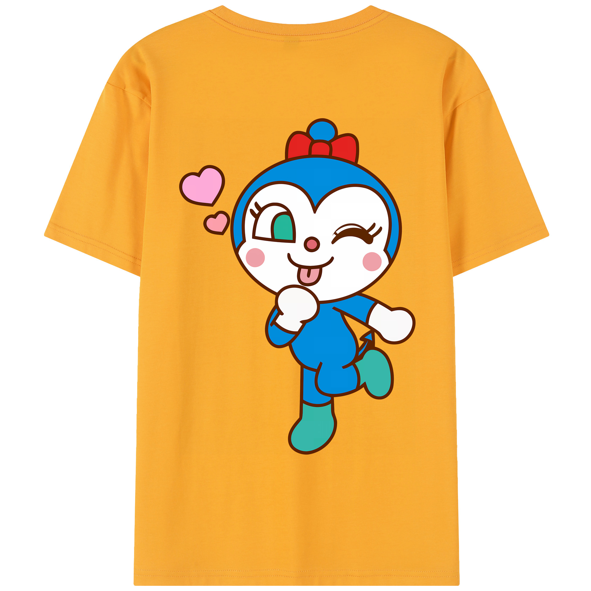 （画像用） アンパンマン Anpanman レディース半袖Tシャツ(バックプリント)