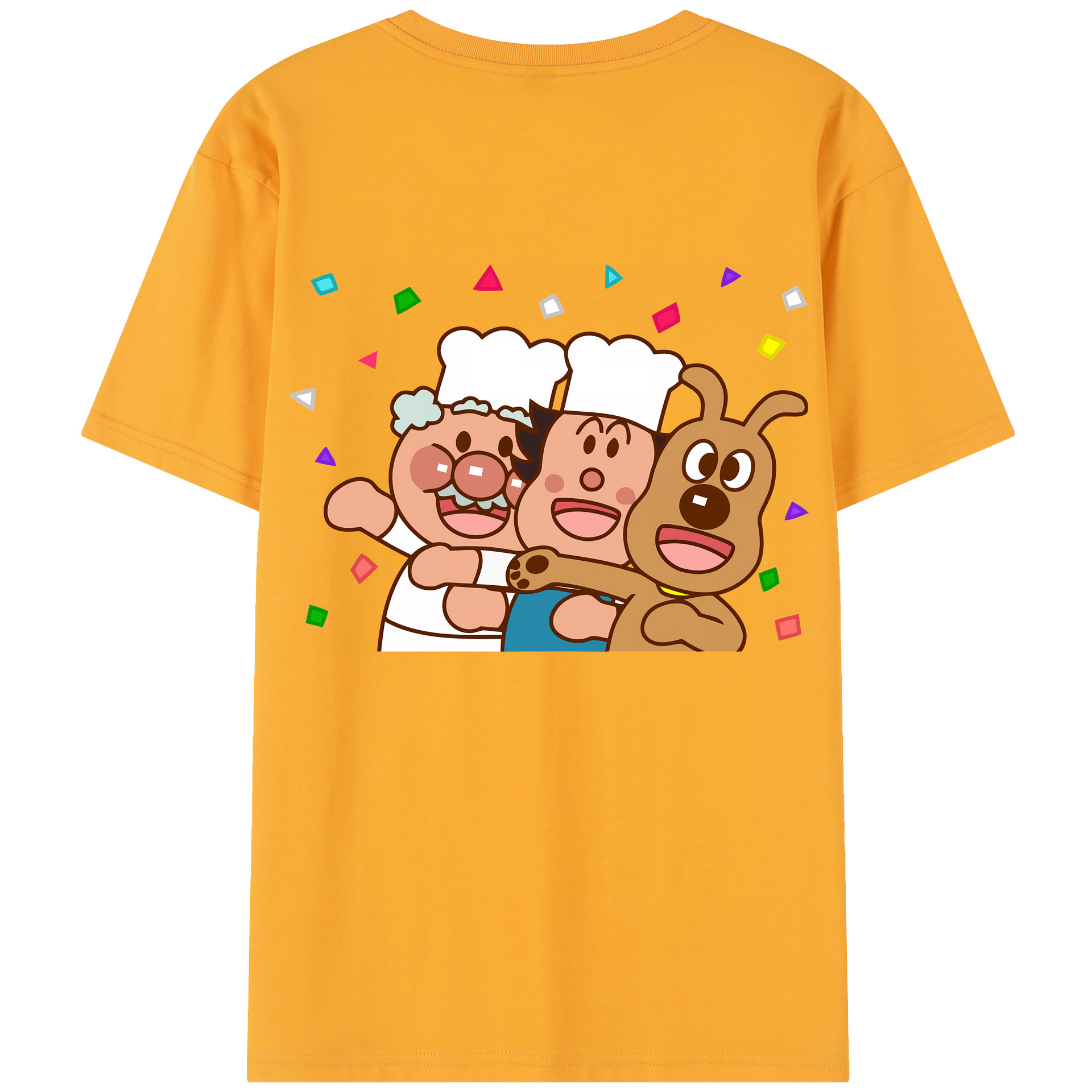 （画像用） アンパンマン Anpanman レディース半袖Tシャツ(バックプリント)
