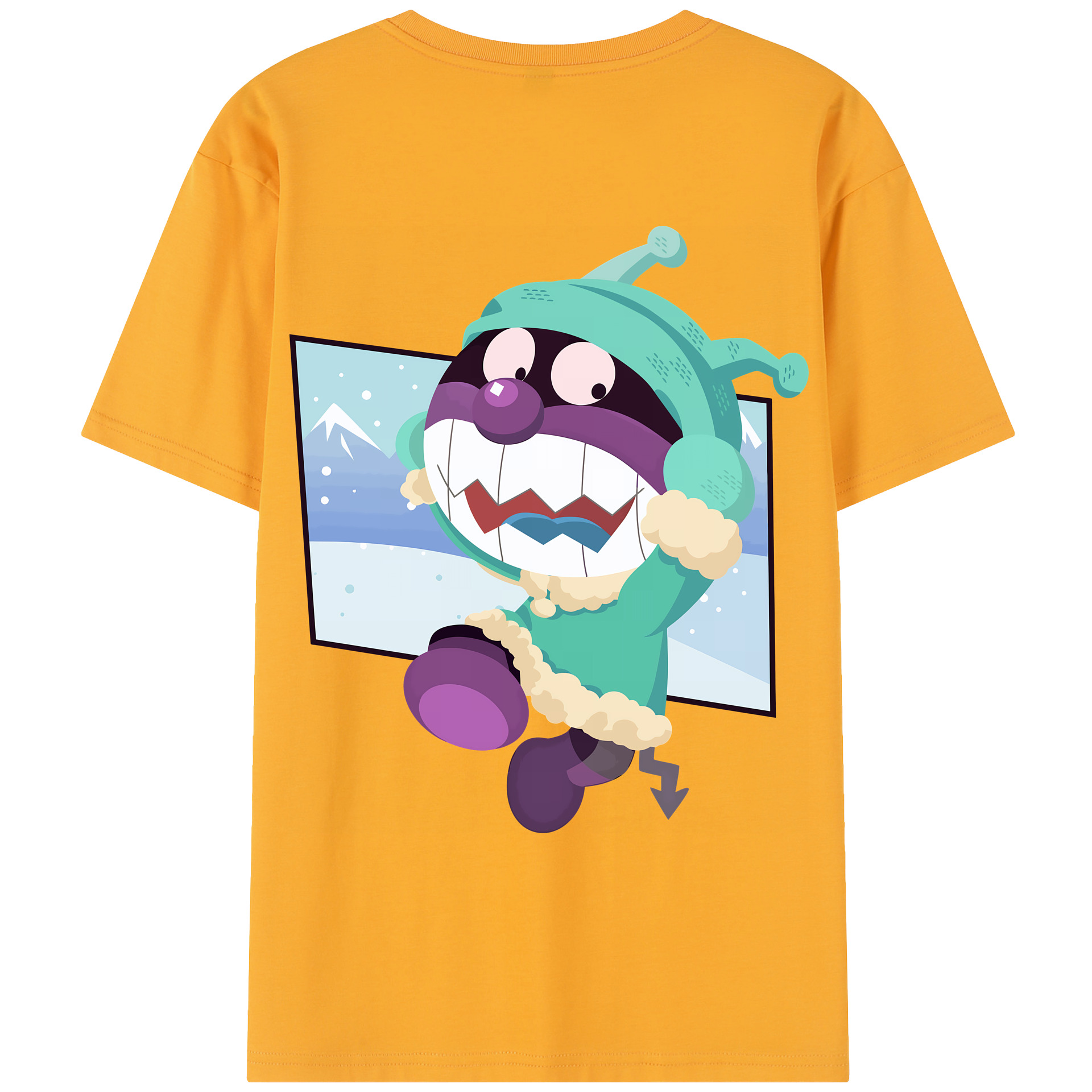 （画像用） アンパンマン Anpanman レディース半袖Tシャツ(バックプリント)