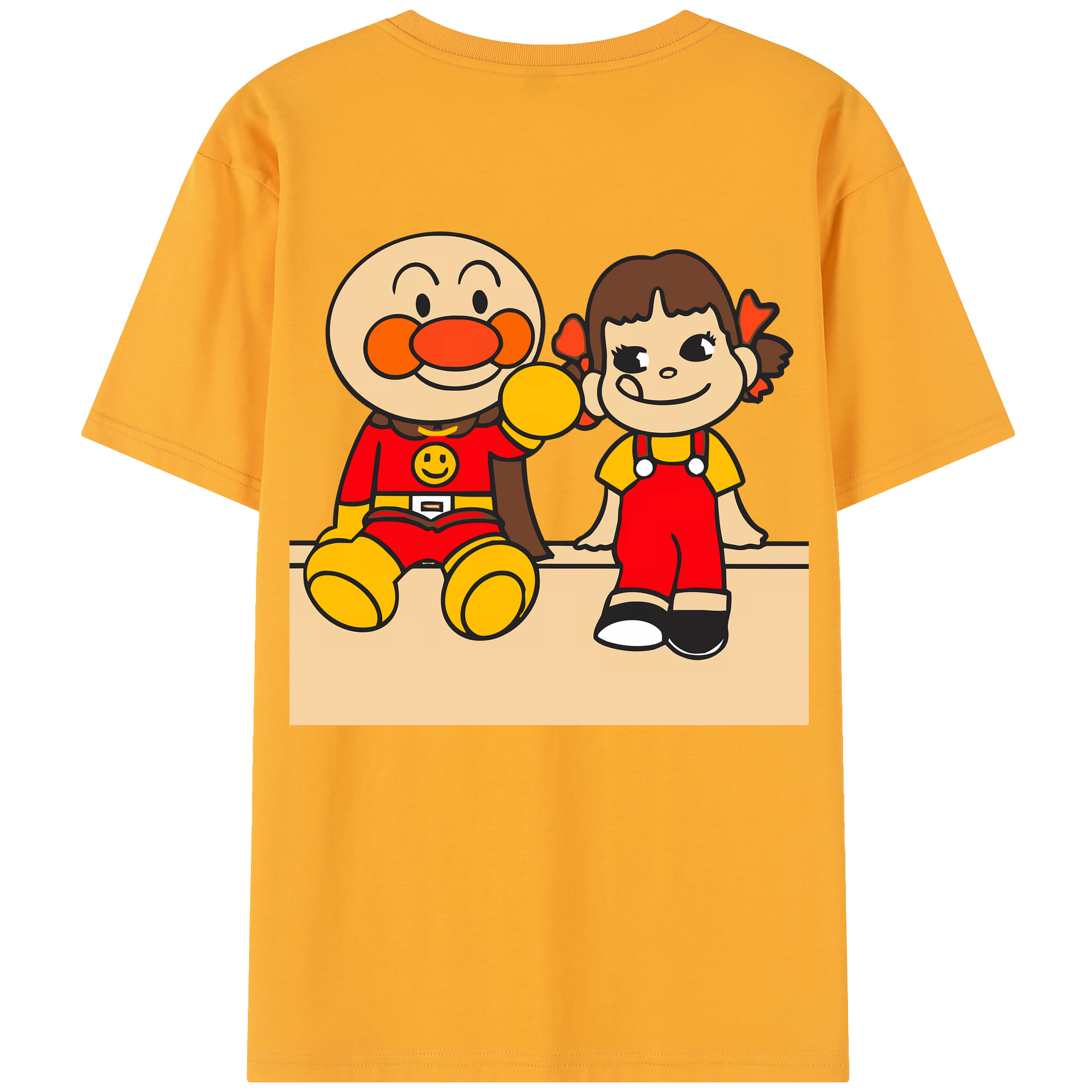 （画像用） アンパンマン Anpanman レディース半袖Tシャツ(バックプリント)