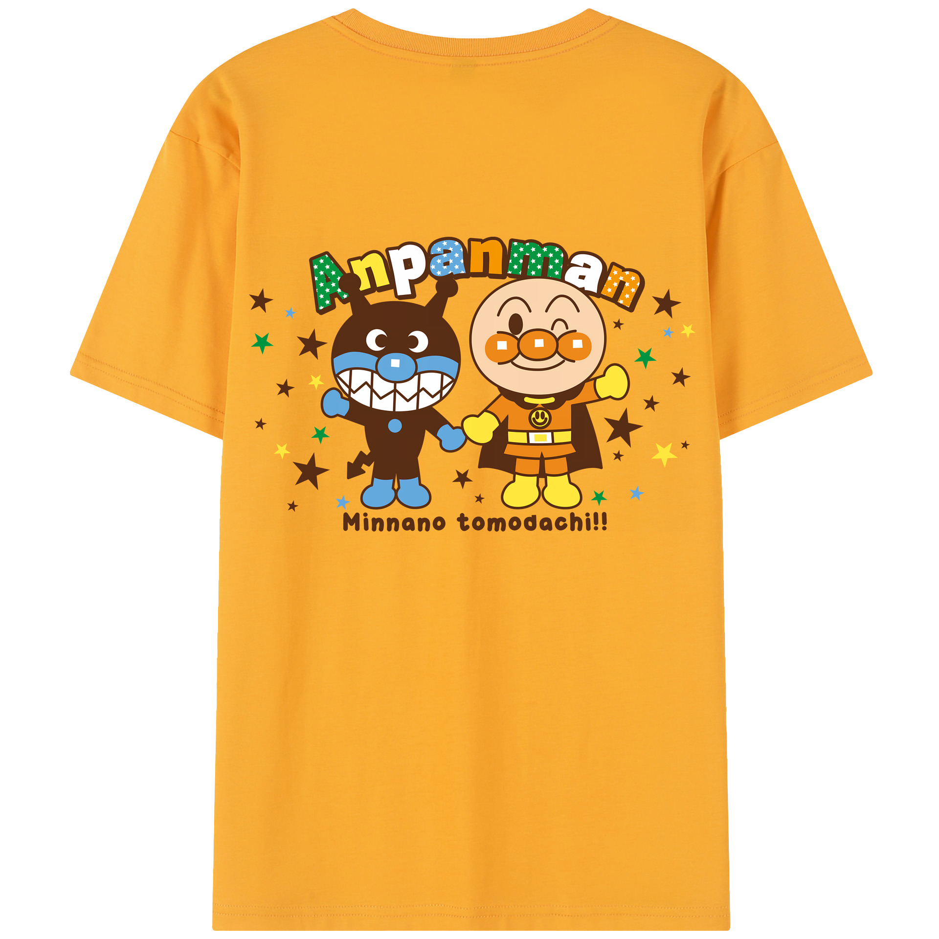 （画像用） アンパンマン Anpanman レディース半袖Tシャツ(バックプリント)