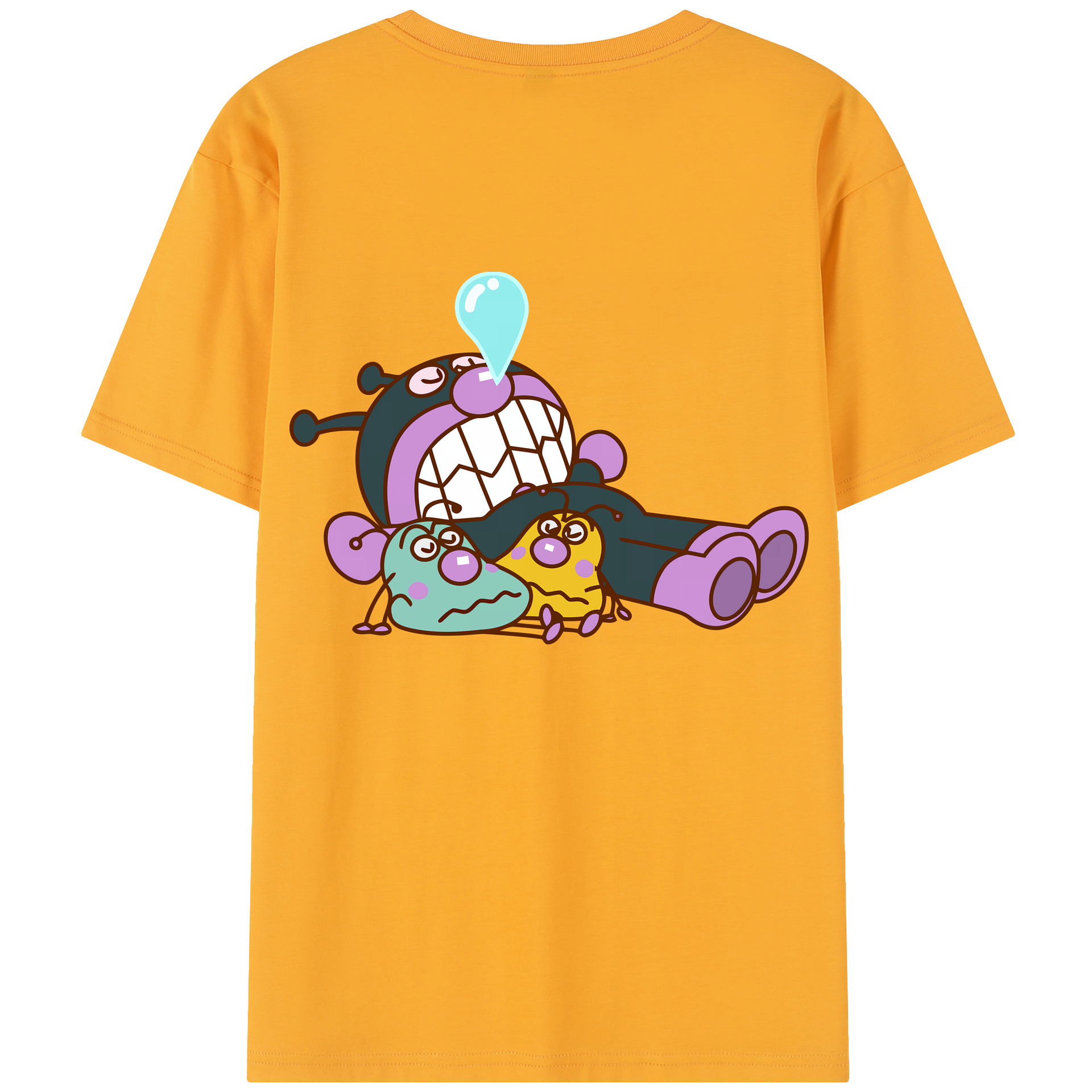 （画像用） アンパンマン Anpanman レディース半袖Tシャツ(バックプリント)