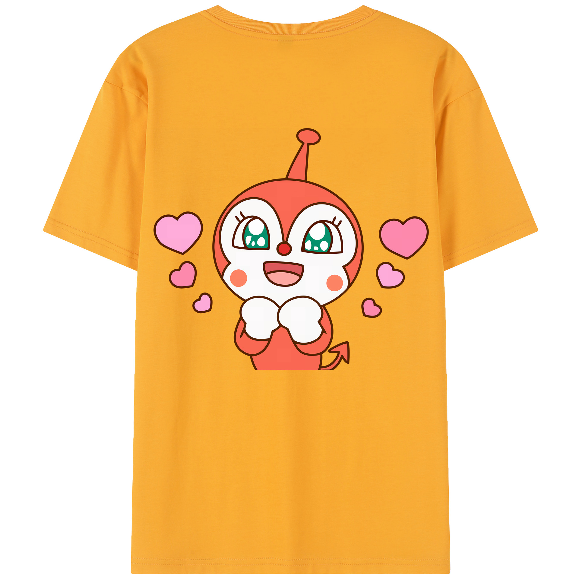（画像用） アンパンマン Anpanman レディース半袖Tシャツ(バックプリント)