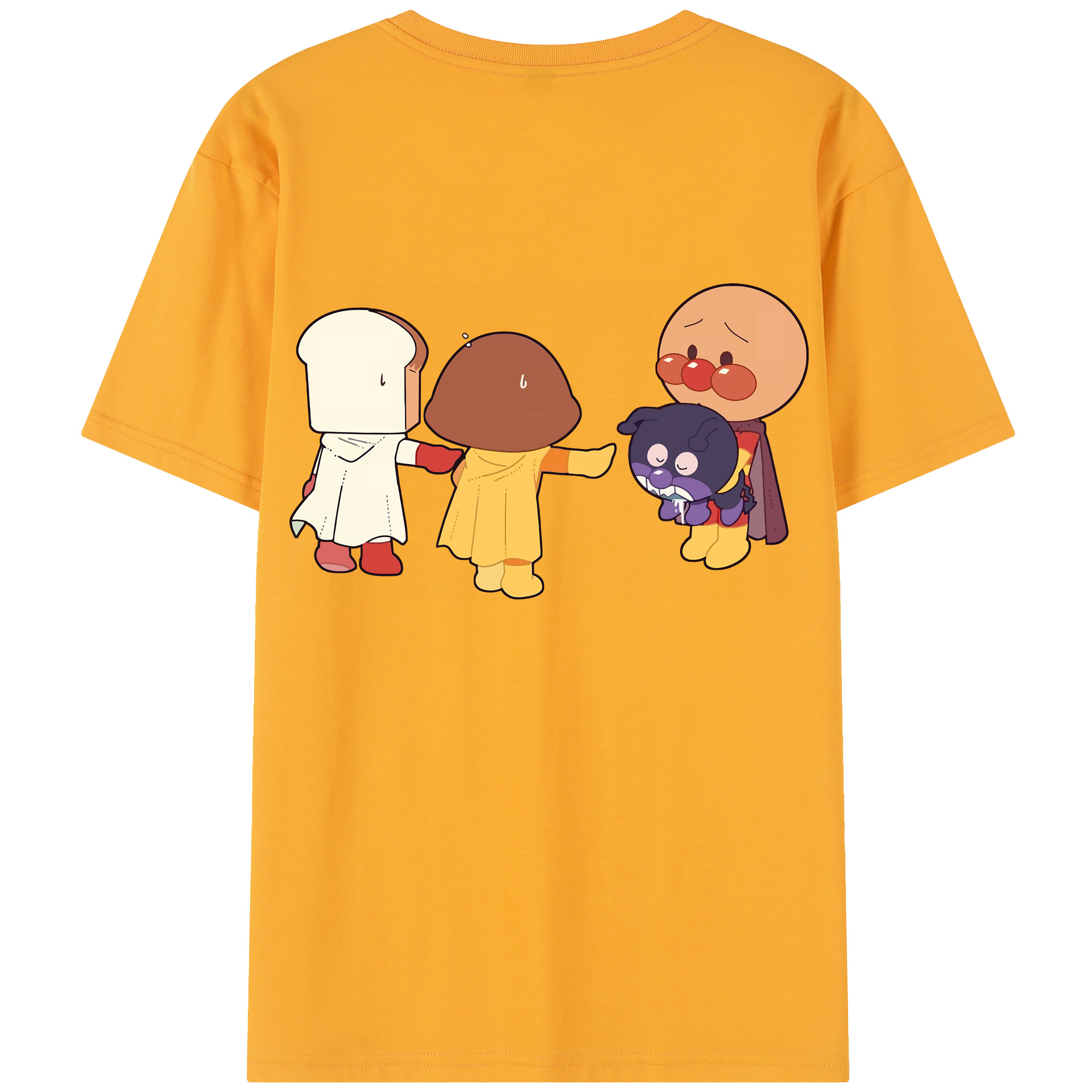 （画像用） アンパンマン Anpanman レディース半袖Tシャツ(バックプリント)