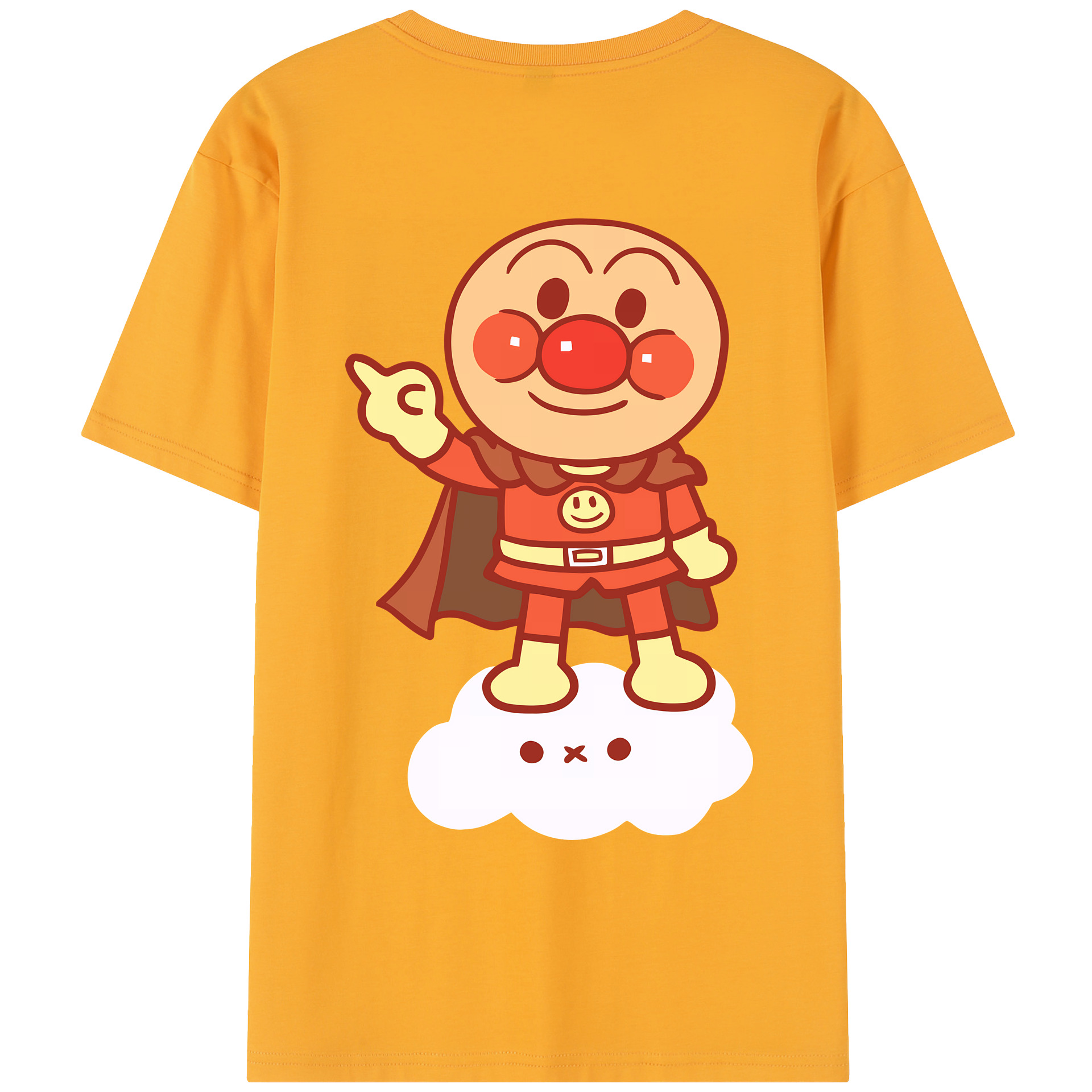 （画像用） アンパンマン Anpanman レディース半袖Tシャツ(バックプリント)