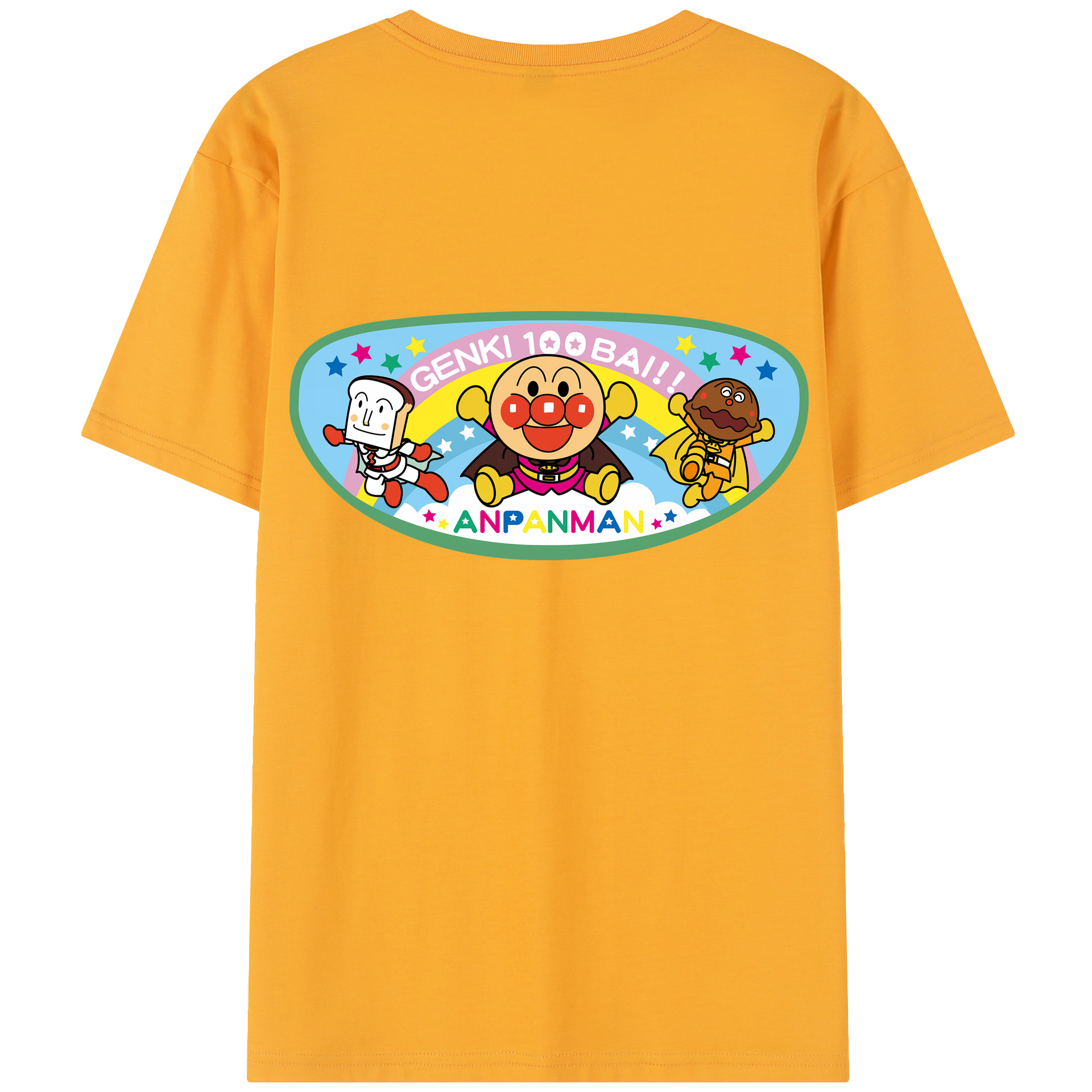 （画像用） アンパンマン Anpanman レディース半袖Tシャツ(バックプリント)