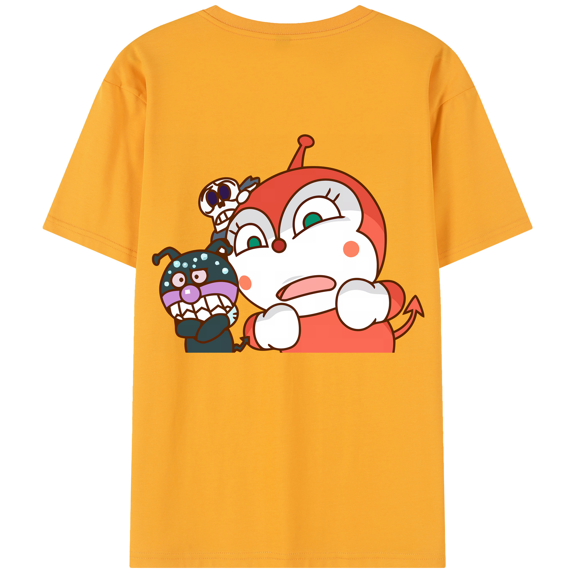 （画像用） アンパンマン Anpanman レディース半袖Tシャツ(バックプリント)