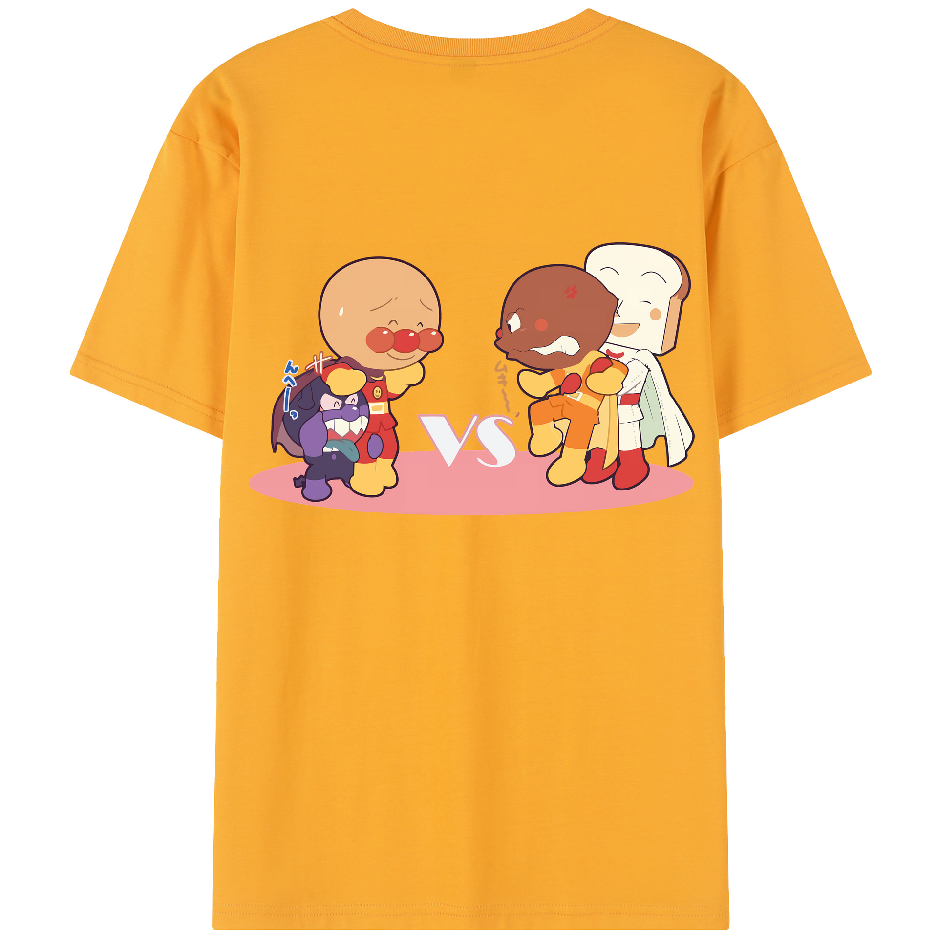 （画像用） アンパンマン Anpanman レディース半袖Tシャツ(バックプリント)