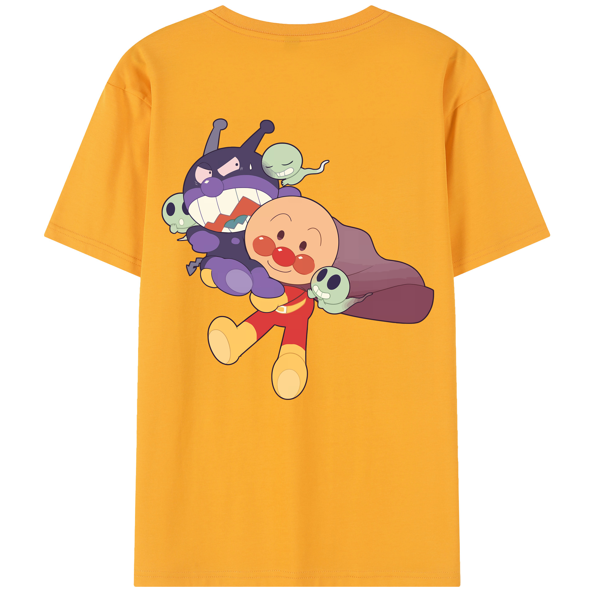（画像用） アンパンマン Anpanman レディース半袖Tシャツ(バックプリント)